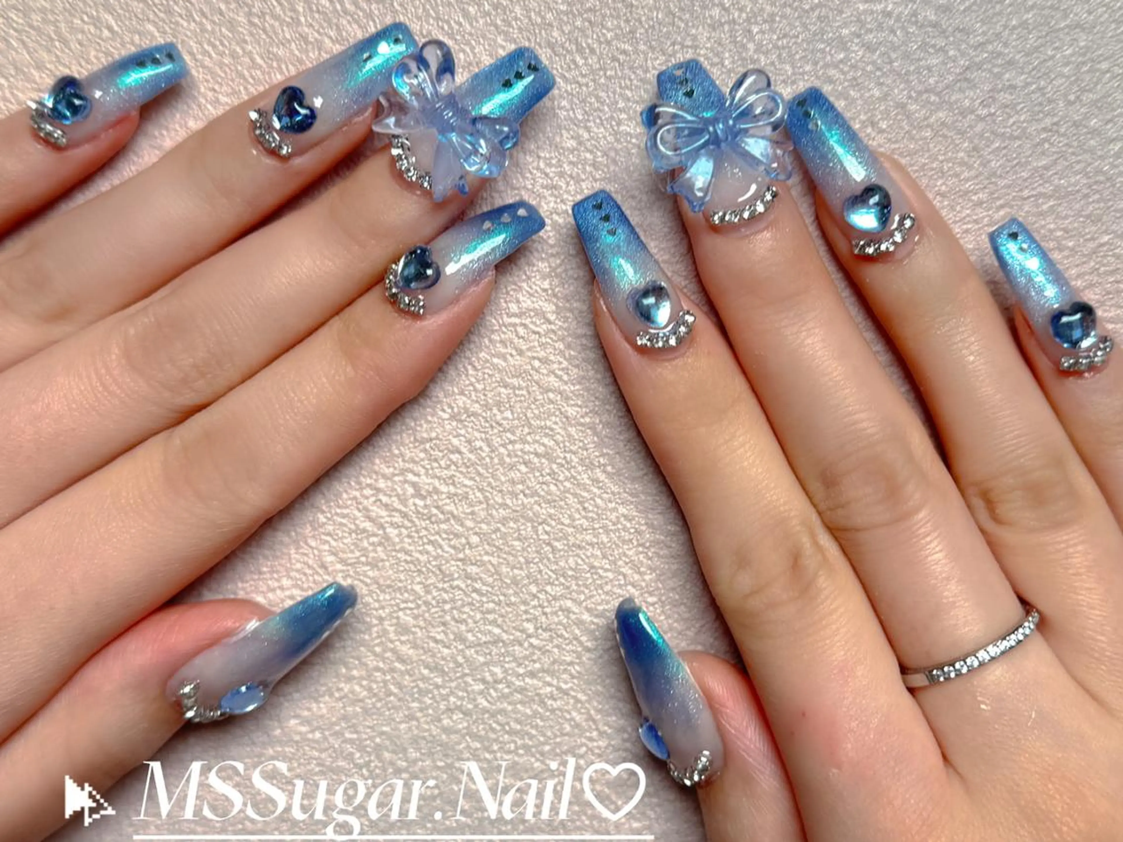 ネイル ハロウィン ロングネイル マグネットネイル スカルプネイル ネイルチップ Mss えりのネイルデザイン