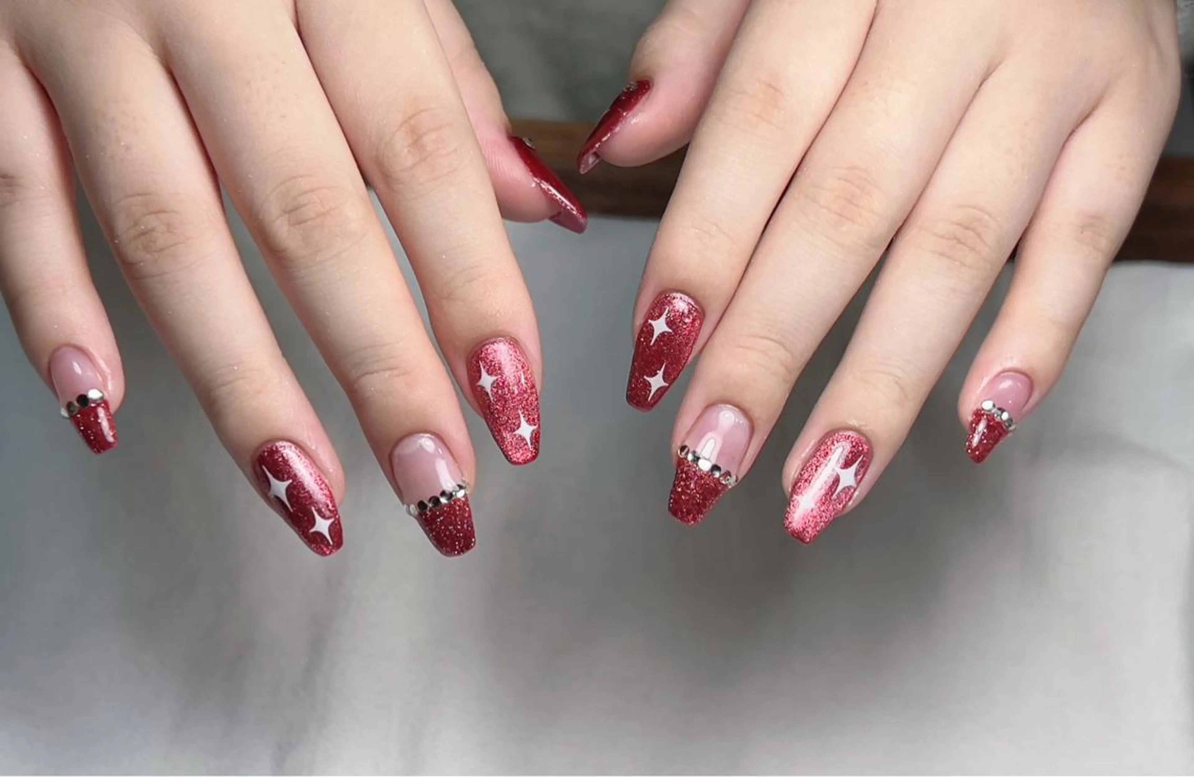 ネイル 韓国ネイル ハンドネイル lucky nail 歌舞伎町のネイルデザイン