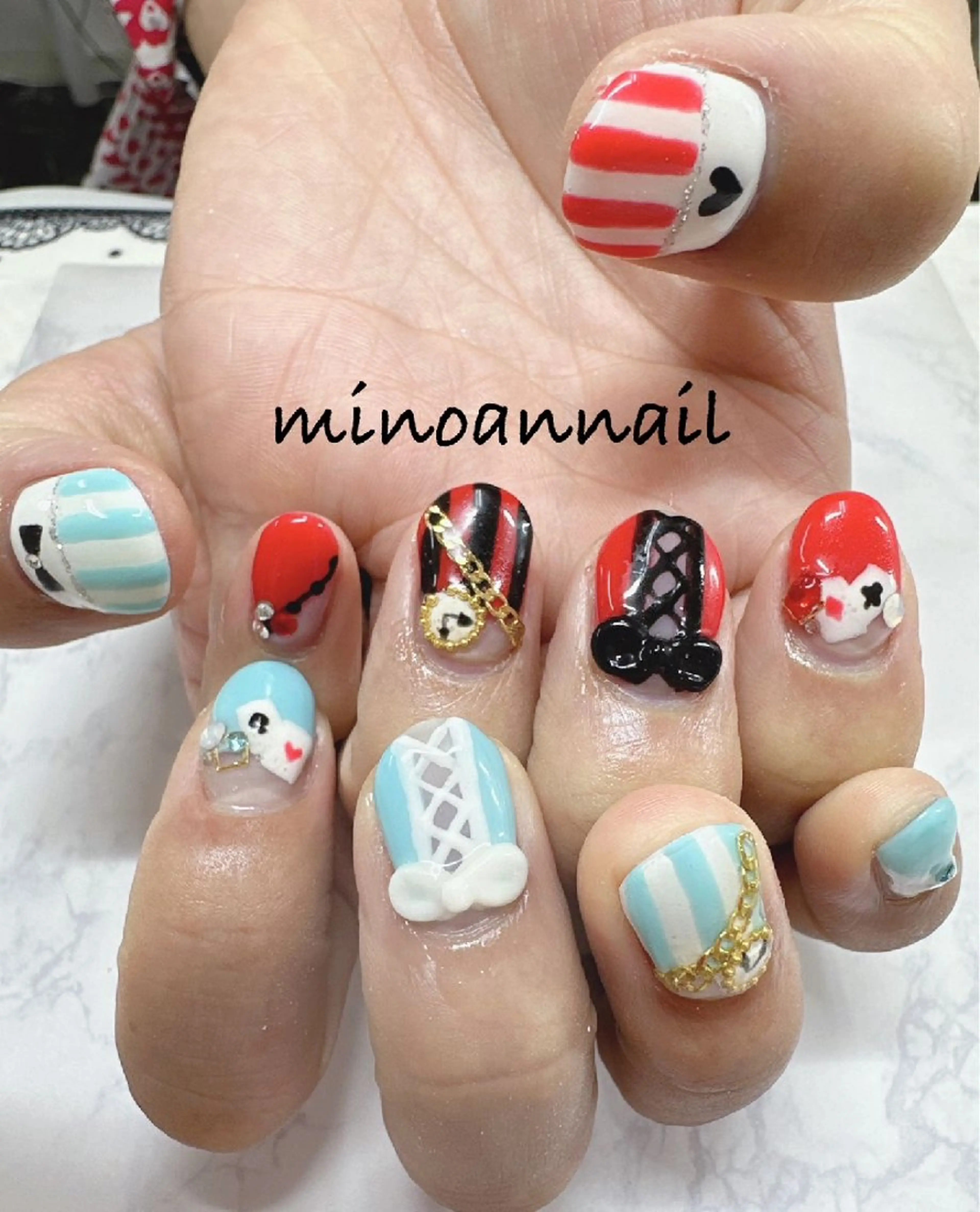 ネイル ❤minoannai メトロポリタン前店のネイルデザイン