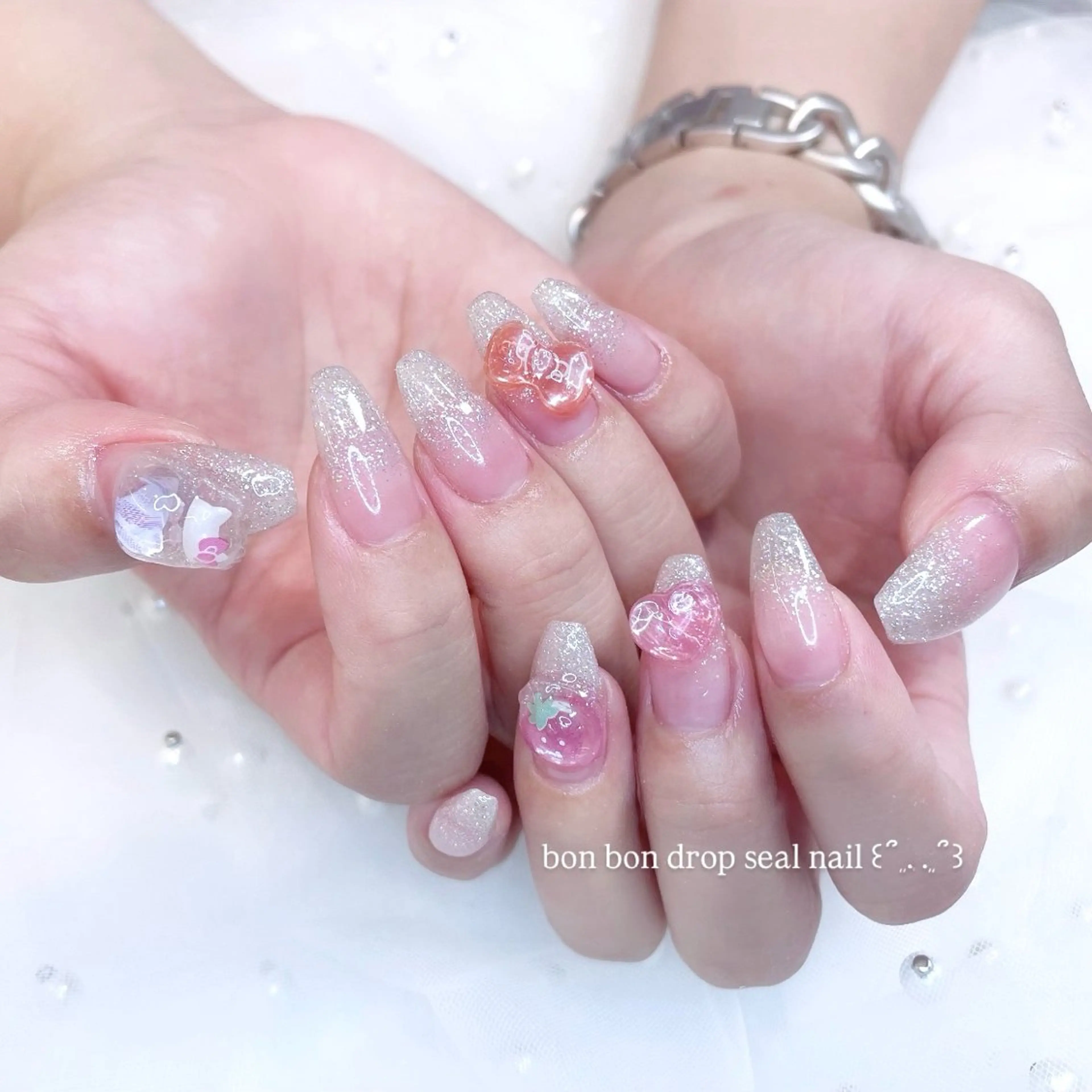 ネイル 持ち込み ハンドネイル Tsuki🌙/渋谷 /パラジェルのネイルデザイン