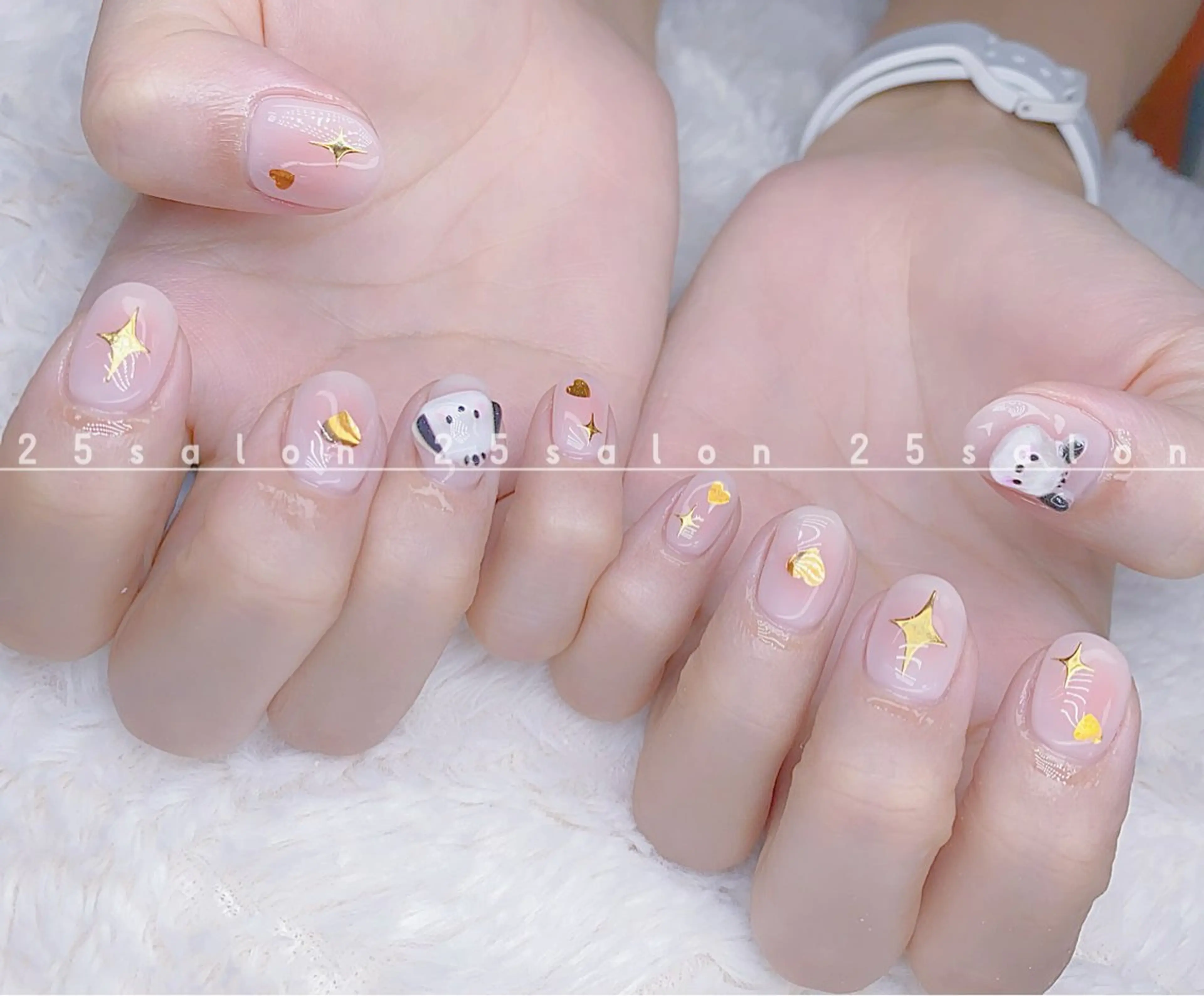 ネイル ジェルネイル 韓国ネイル ニュアンスネイル パラジェル ワンホンネイル 2 5のマツエク・マツパデザイン