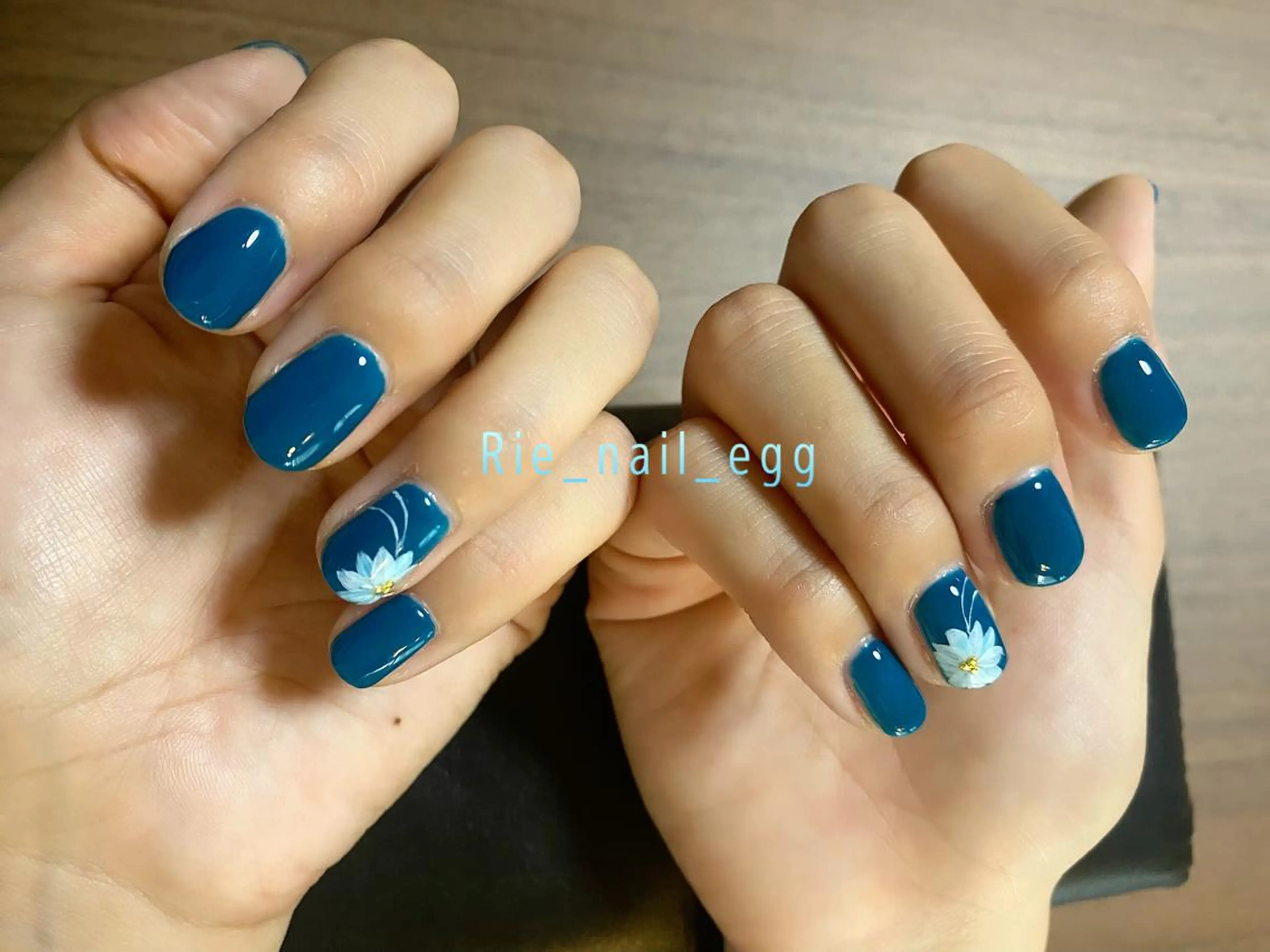 ショート ショートヘア ハンドネイル Hana_ Rieのネイルデザイン