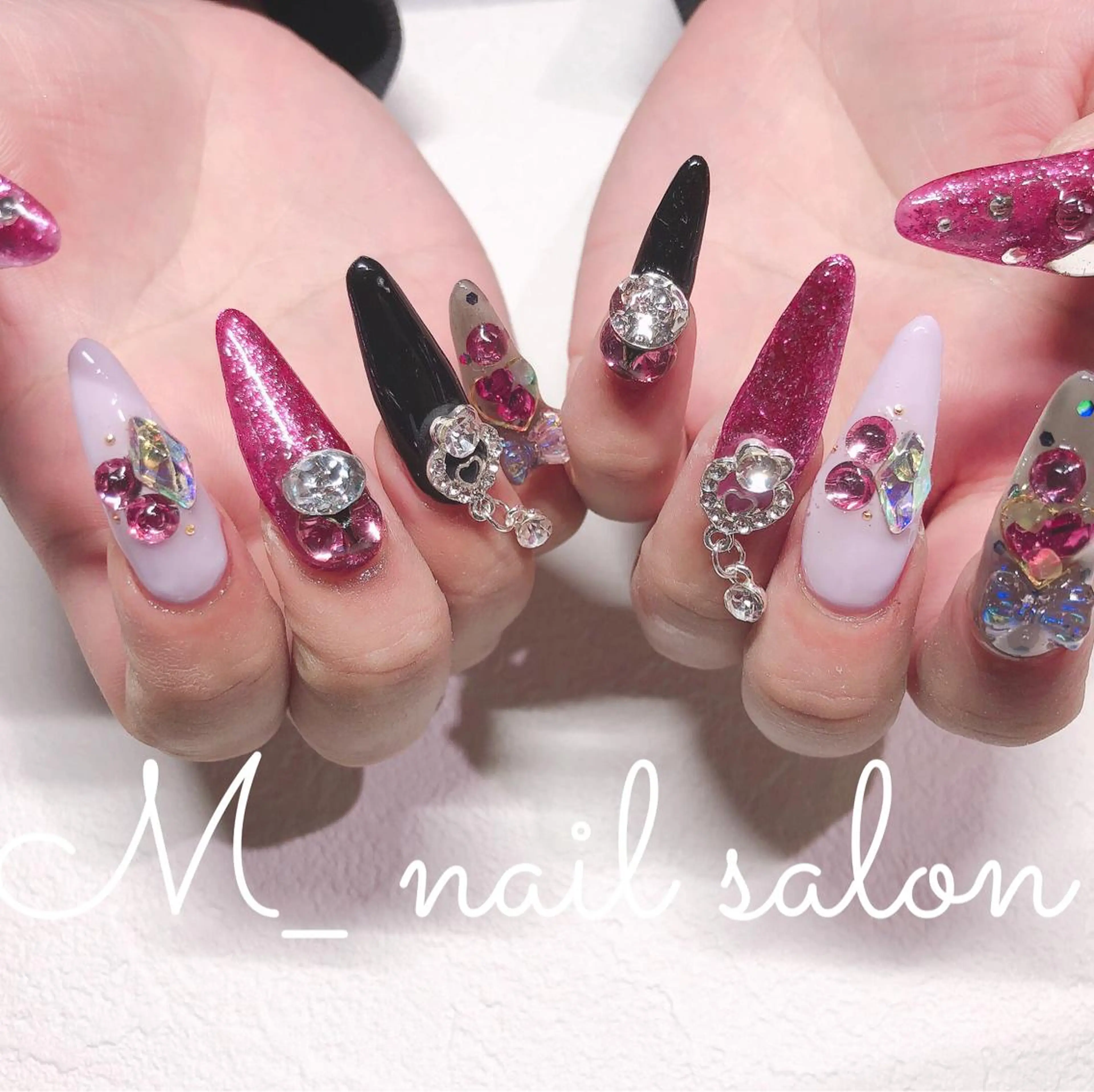 ネイル スカルプネイル M_ nail salonのネイルデザイン