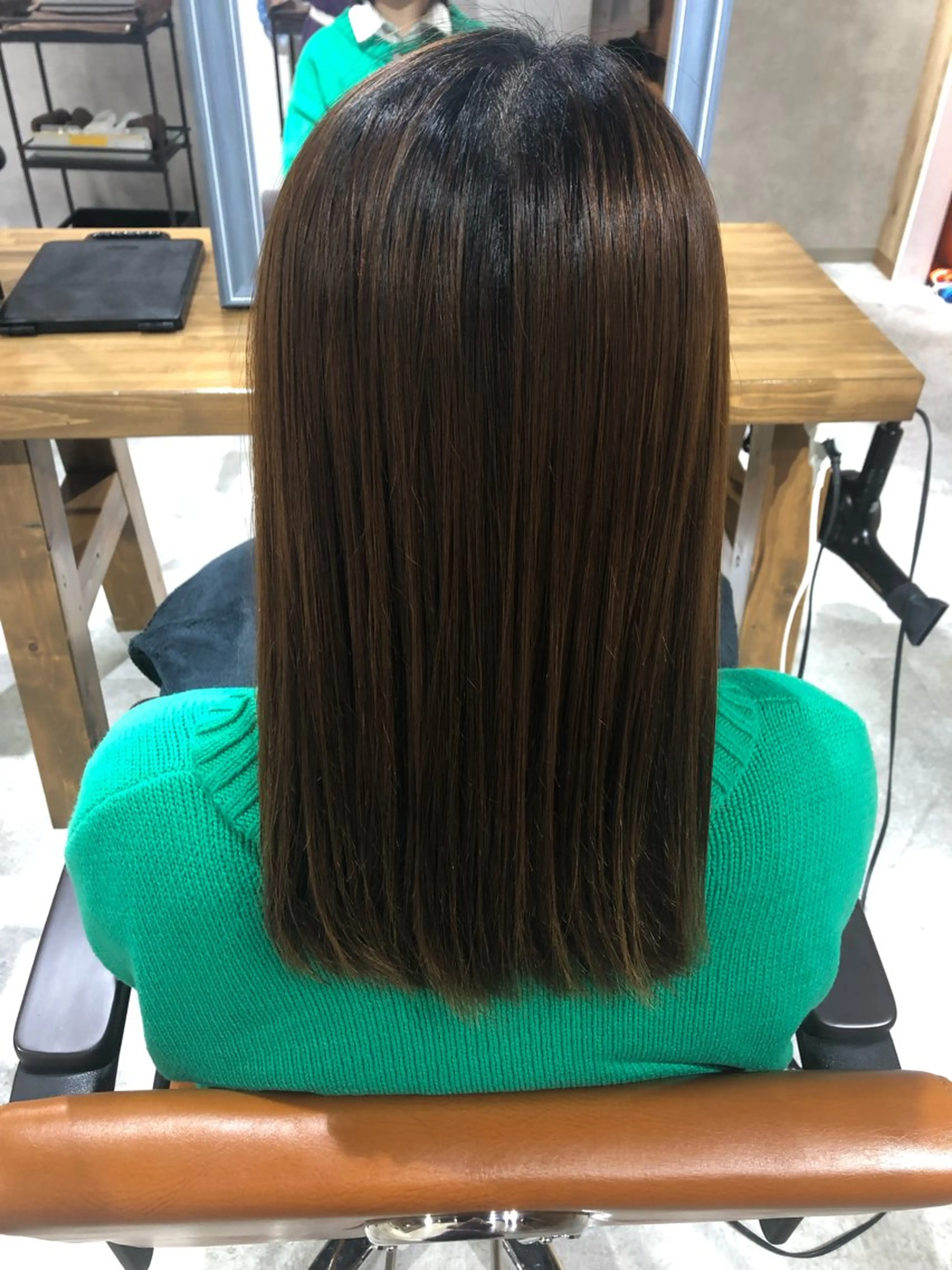 セミロング 縮毛矯正 ショート/レイヤー 🎀細沼玲花のヘアスタイル