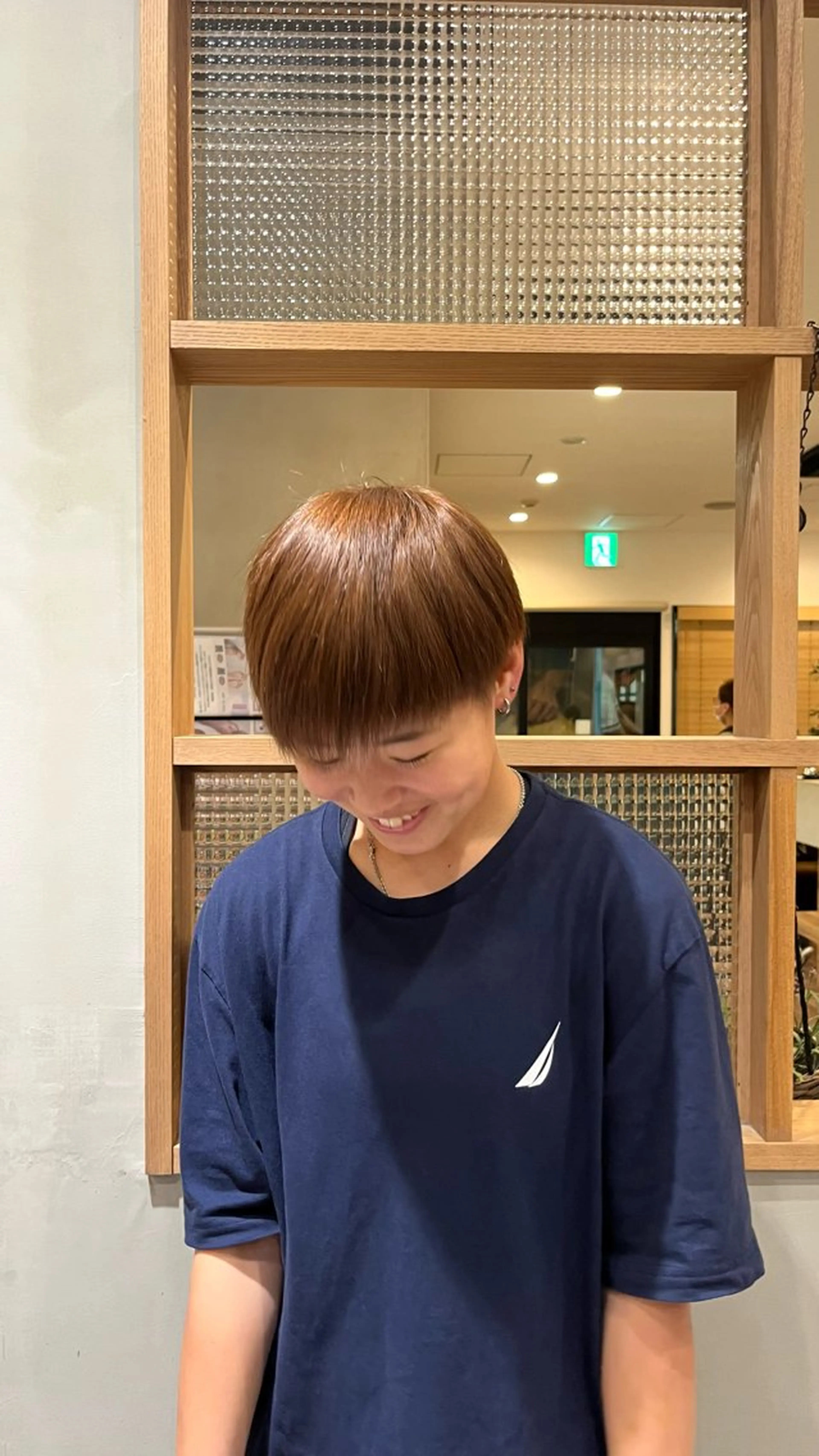 ショート カラー メンズ 髙木琉菜／レイヤー パーソナルカラーのヘアスタイル