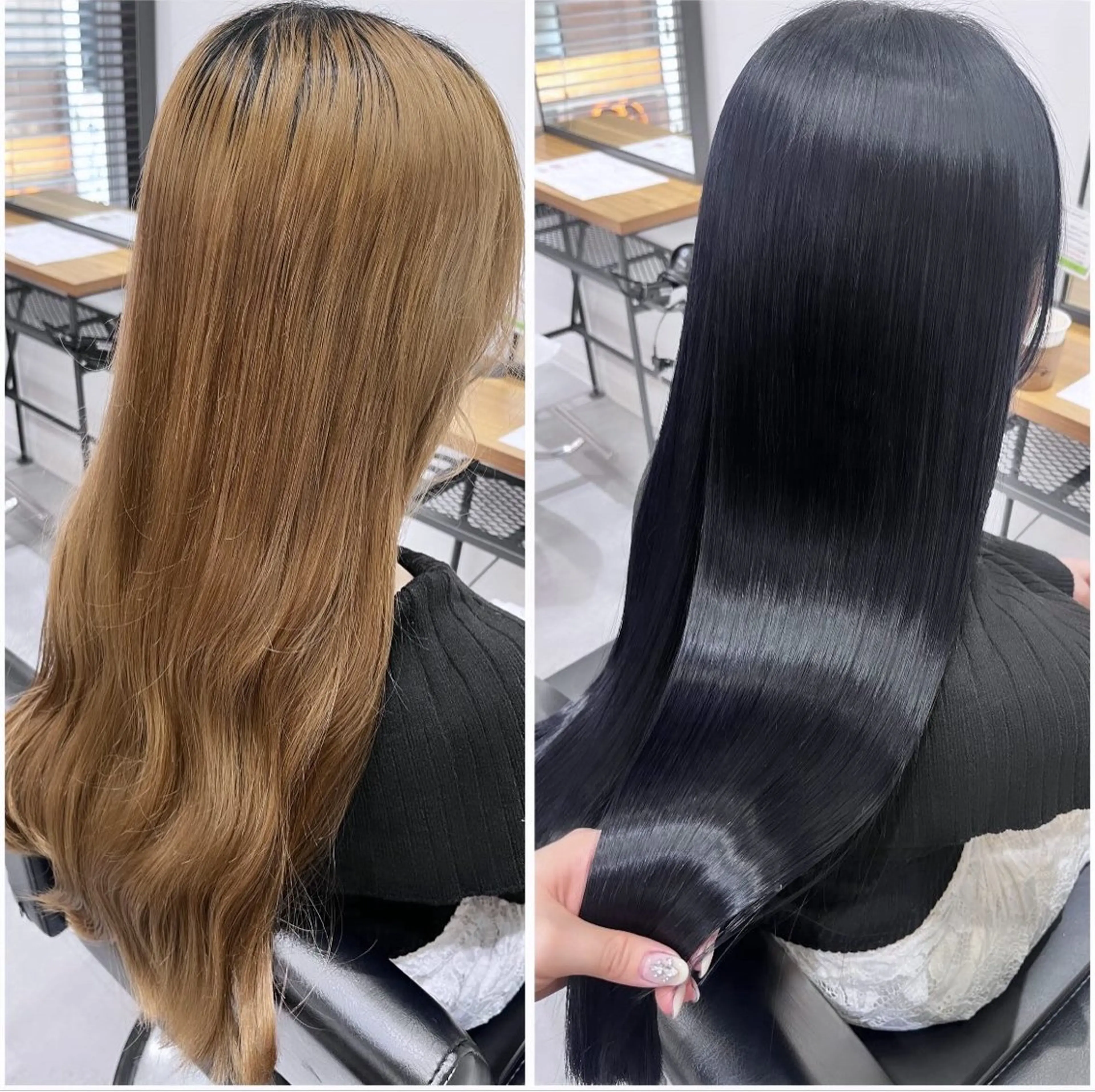 ロング カラー ヘアカラー トリートメント MAKO ❤️🔥NEXTのヘアスタイル