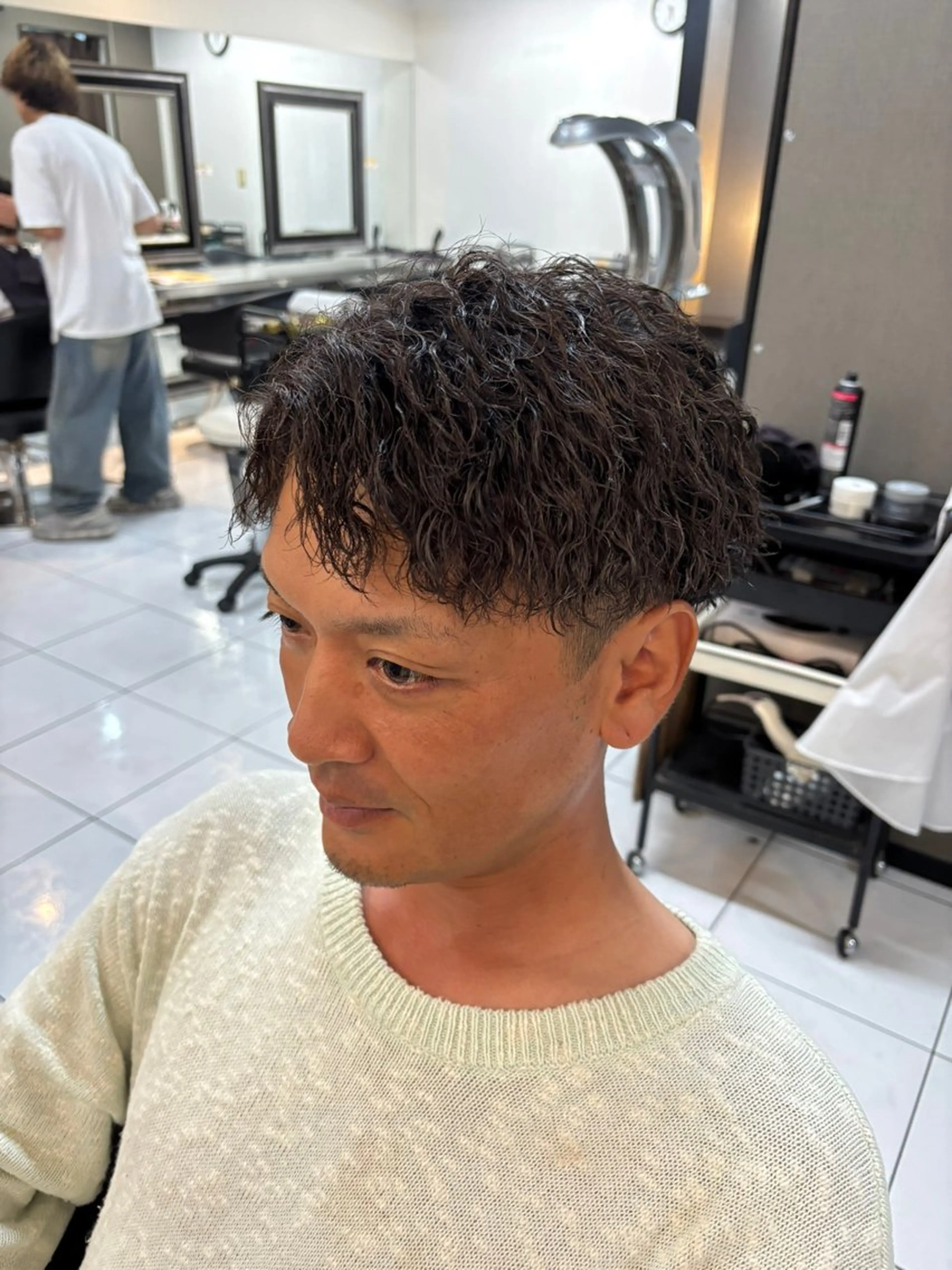 メンズ メンズパーマ カット パーマ 加川 隼人のヘアスタイル