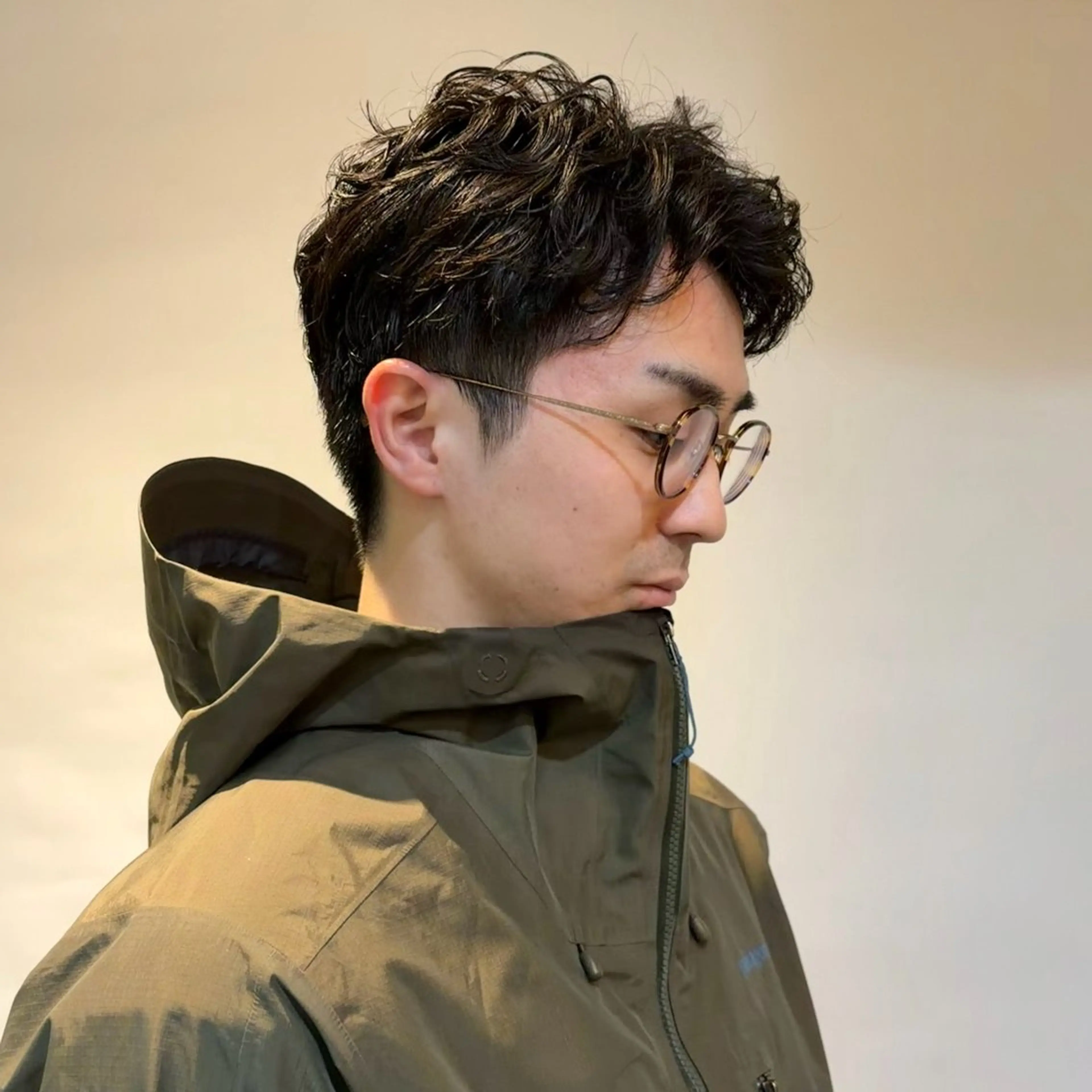 ショート パーマ カット パーマ HANA所属・林 小桃のヘアスタイル