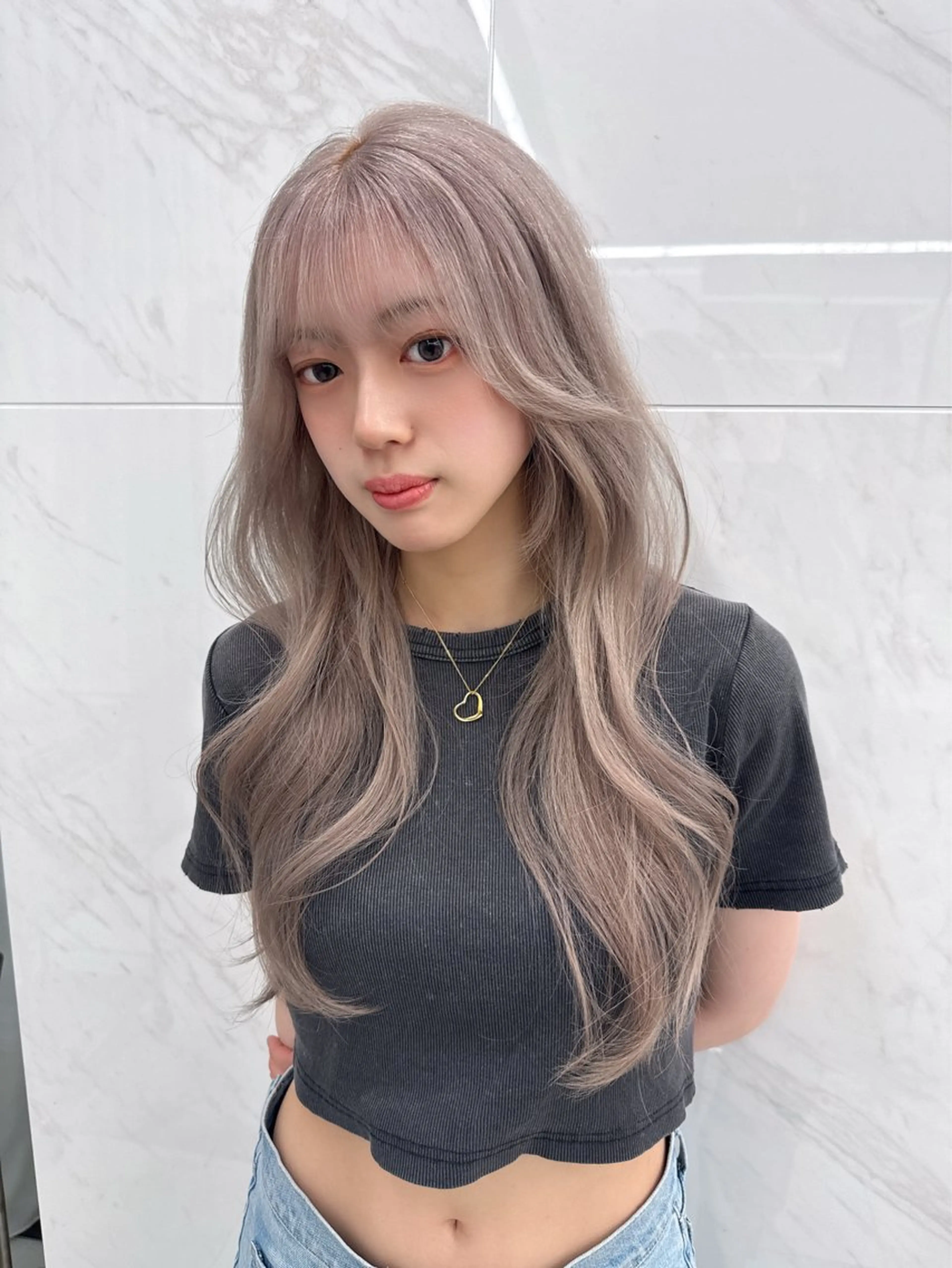 ロング カラー ヘアカラー ヘアセット 栄美容師/kiti /ボブ/ケントのヘアスタイル