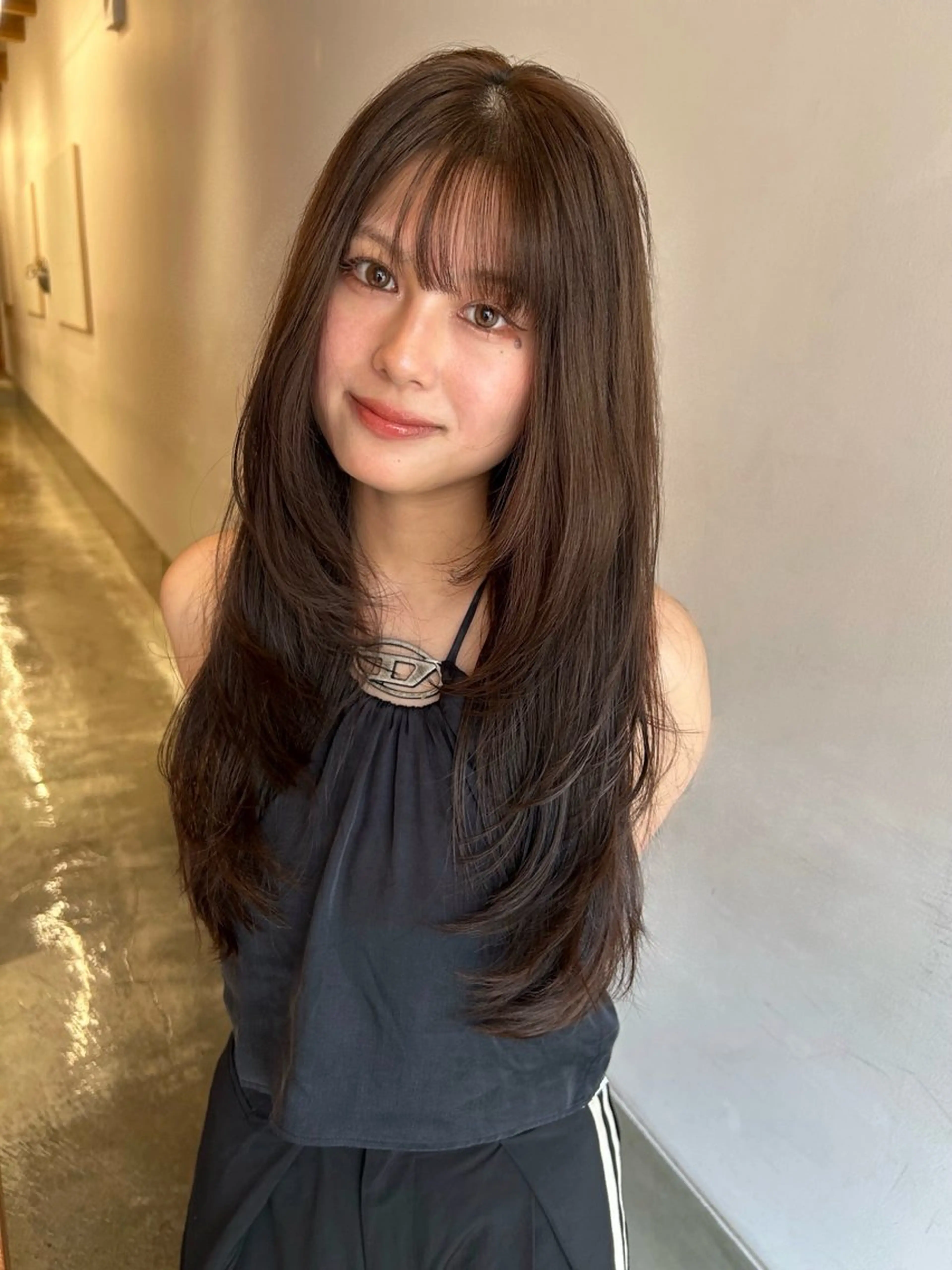 カット+艶カラー+高保湿トリートメントの写真