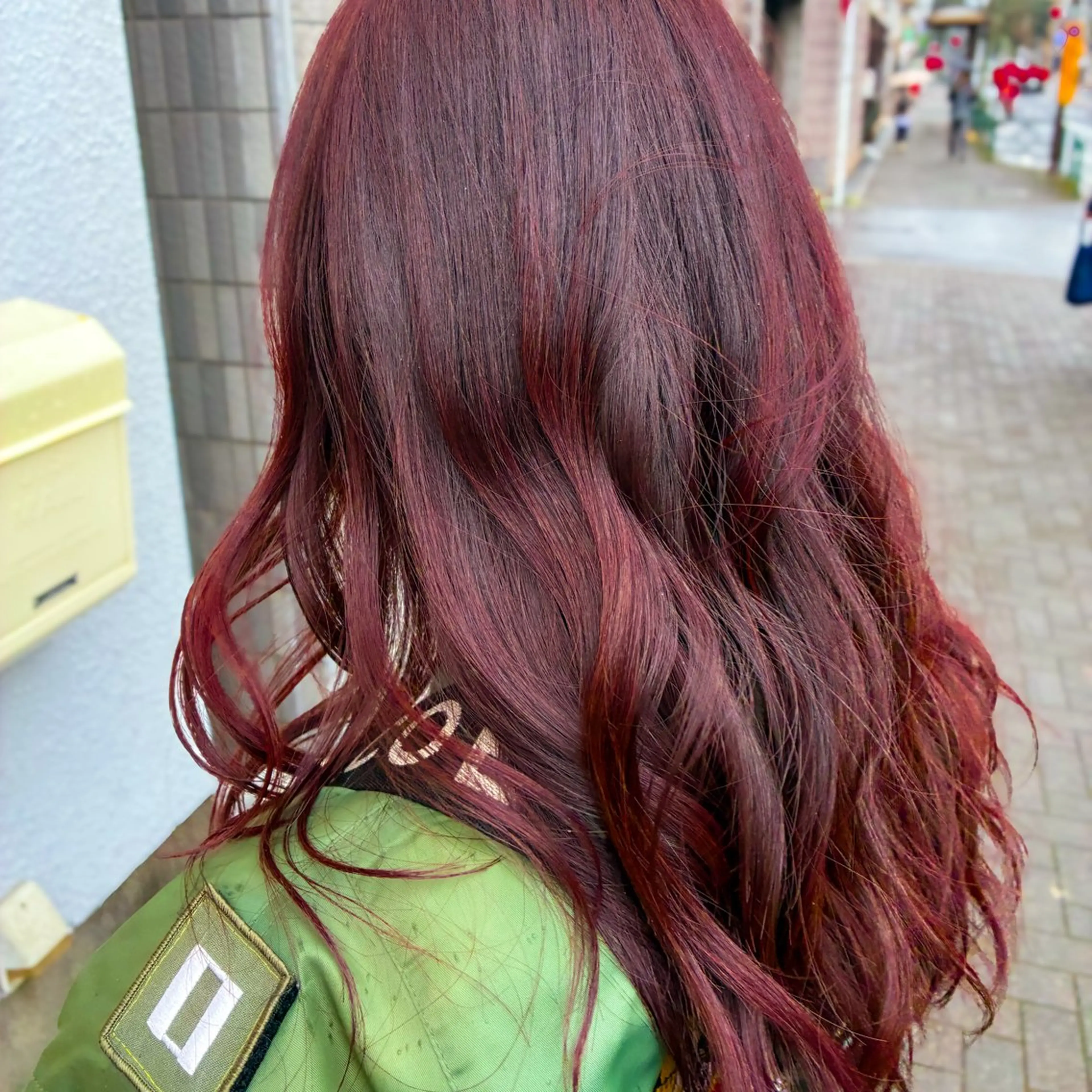 ロング カラー ヘアカラー トリートメント aen parlor所属・💐レイヤー/ 暖色/りゅーき💐のヘアスタイル