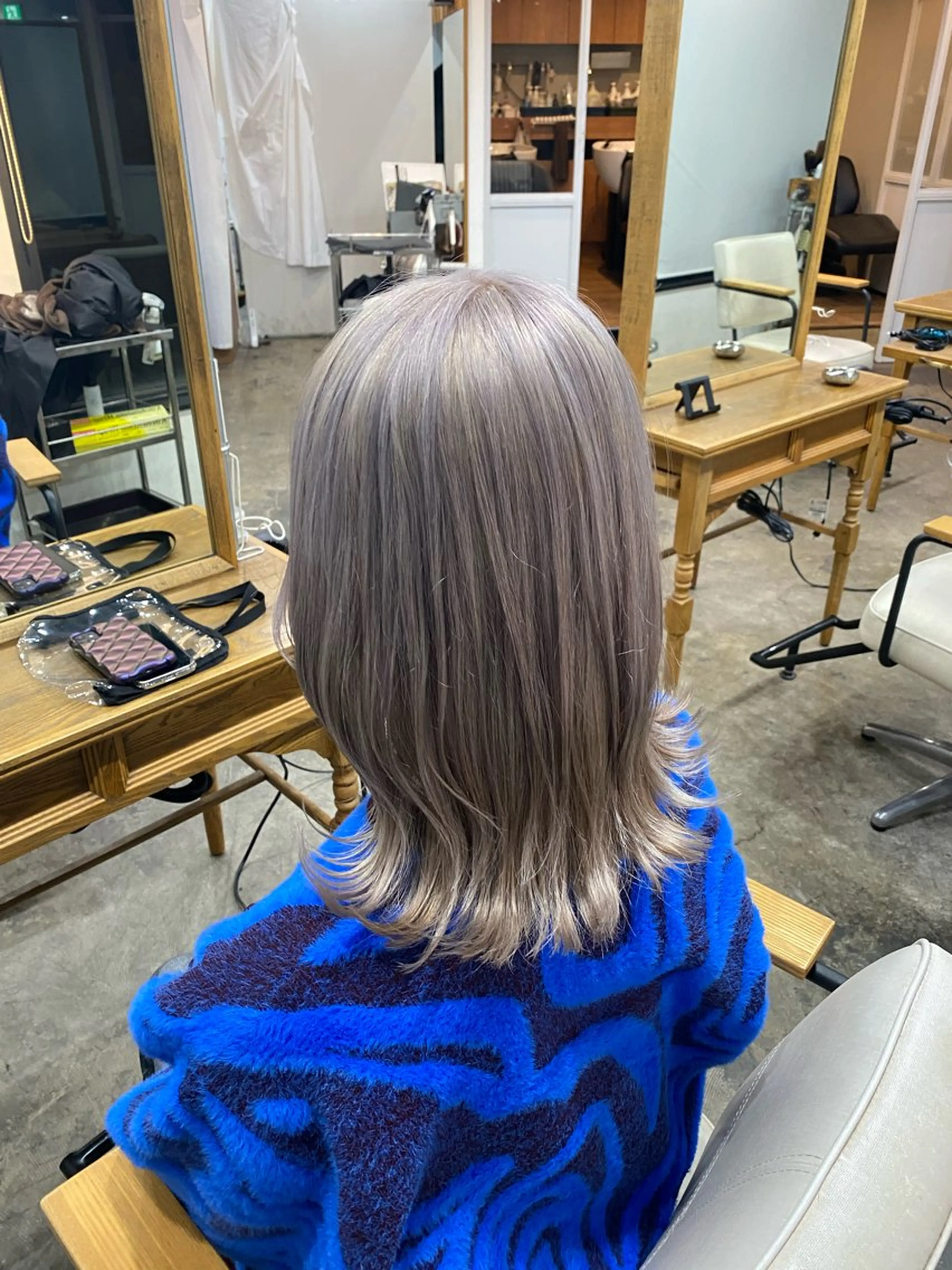 ミディアム カラー ヘアカラー トリートメント エクステモデル募集 💗大阪梅田/川上のヘアスタイル