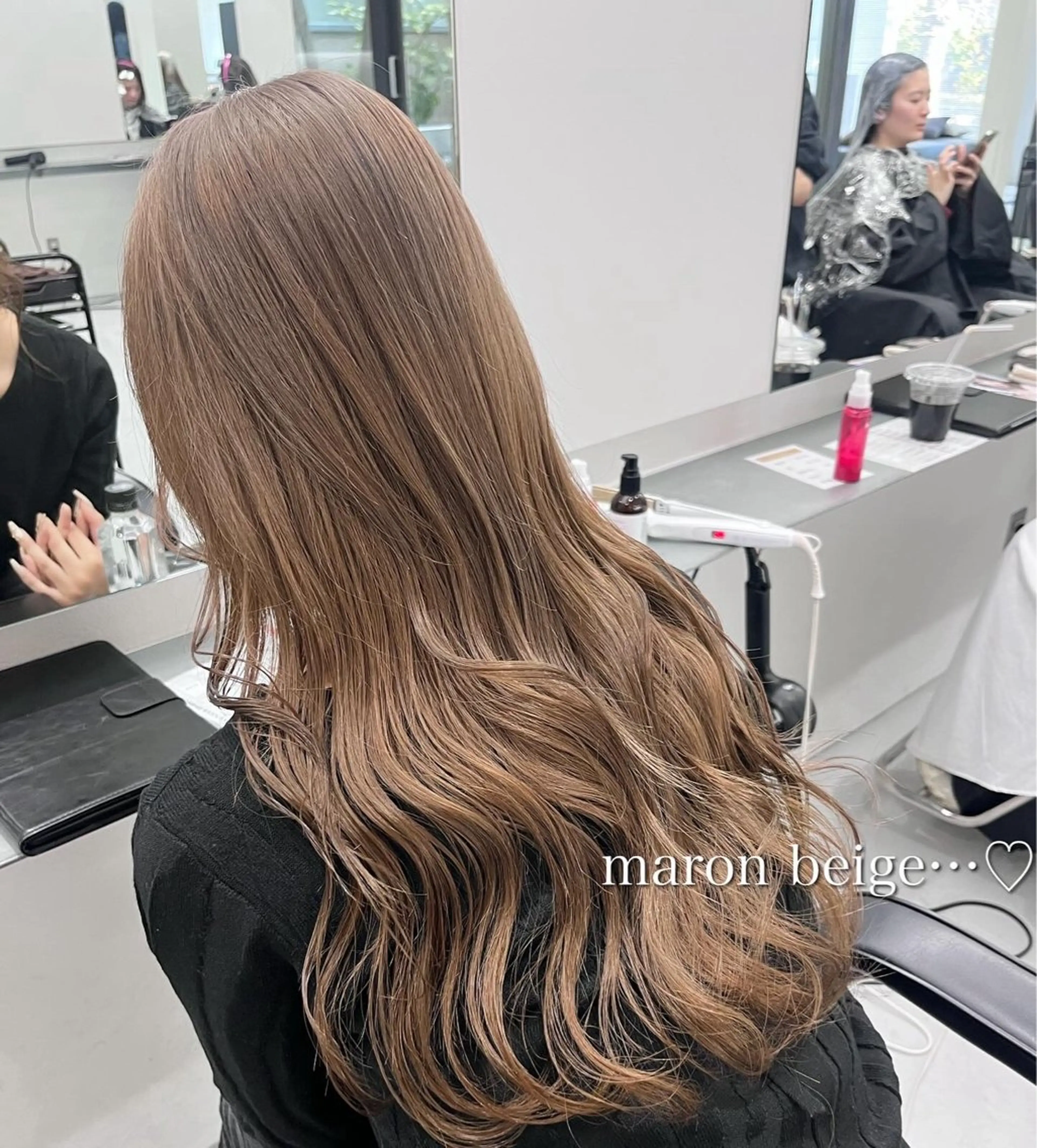 ロング カラー ベージュカラー/ 新潟/万代/なお🎀のヘアスタイル