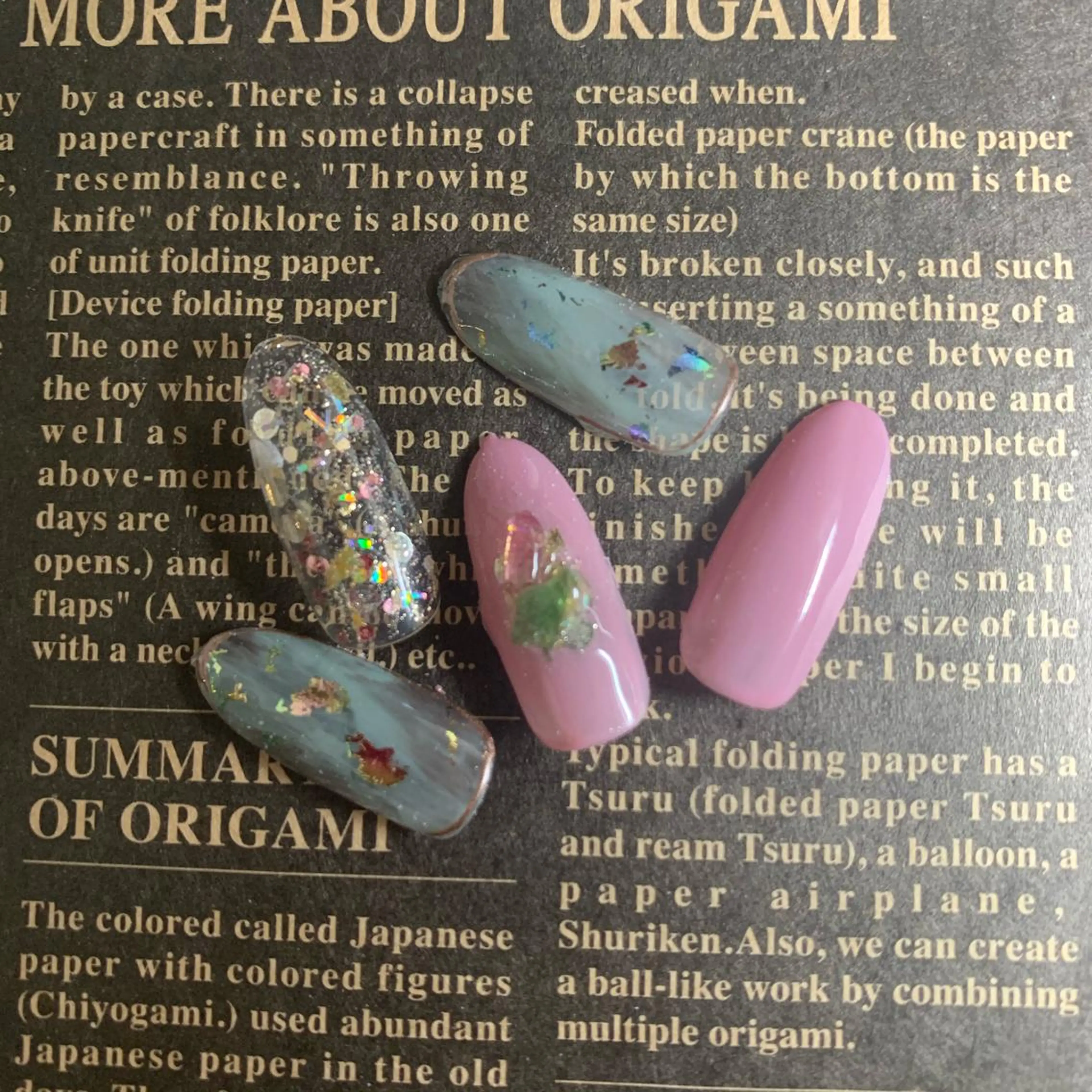 ネイル 渡邊 束紗のネイルデザイン