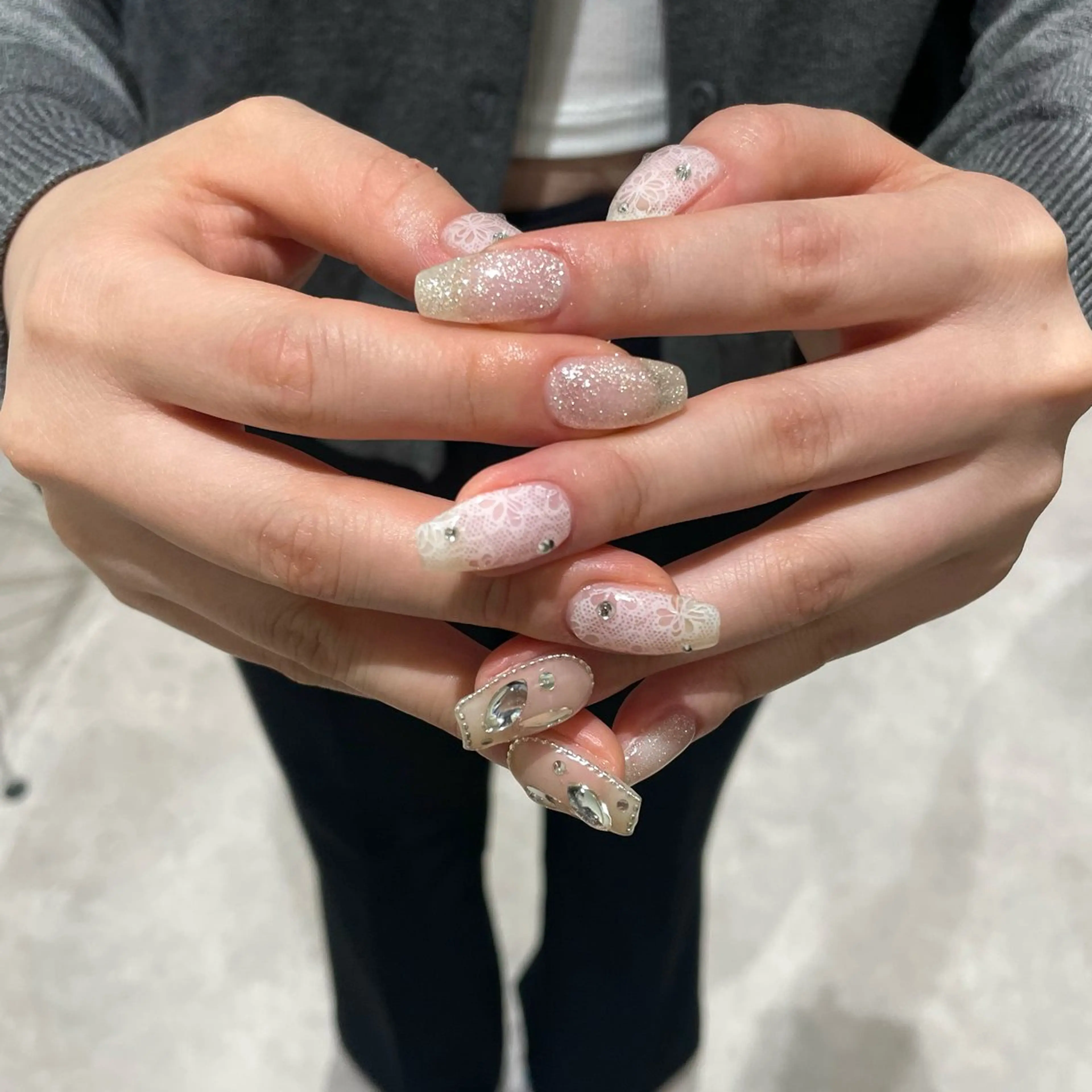 ネイル ハンドネイル IROHA NAIL Kurumi🪽🫧のネイルデザイン