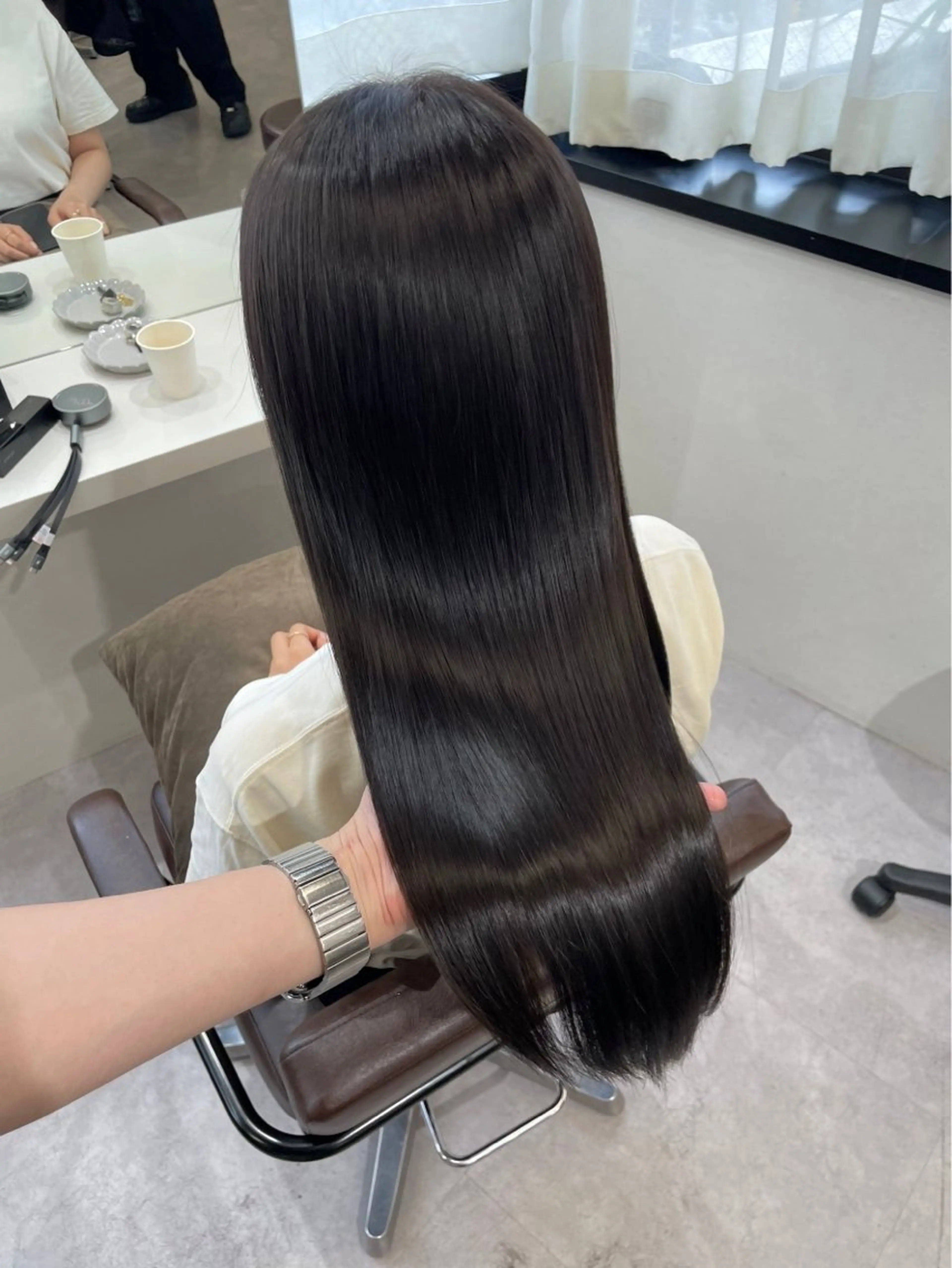 ロング 艶髪/縮毛矯正/ Core mikuaのヘアスタイル