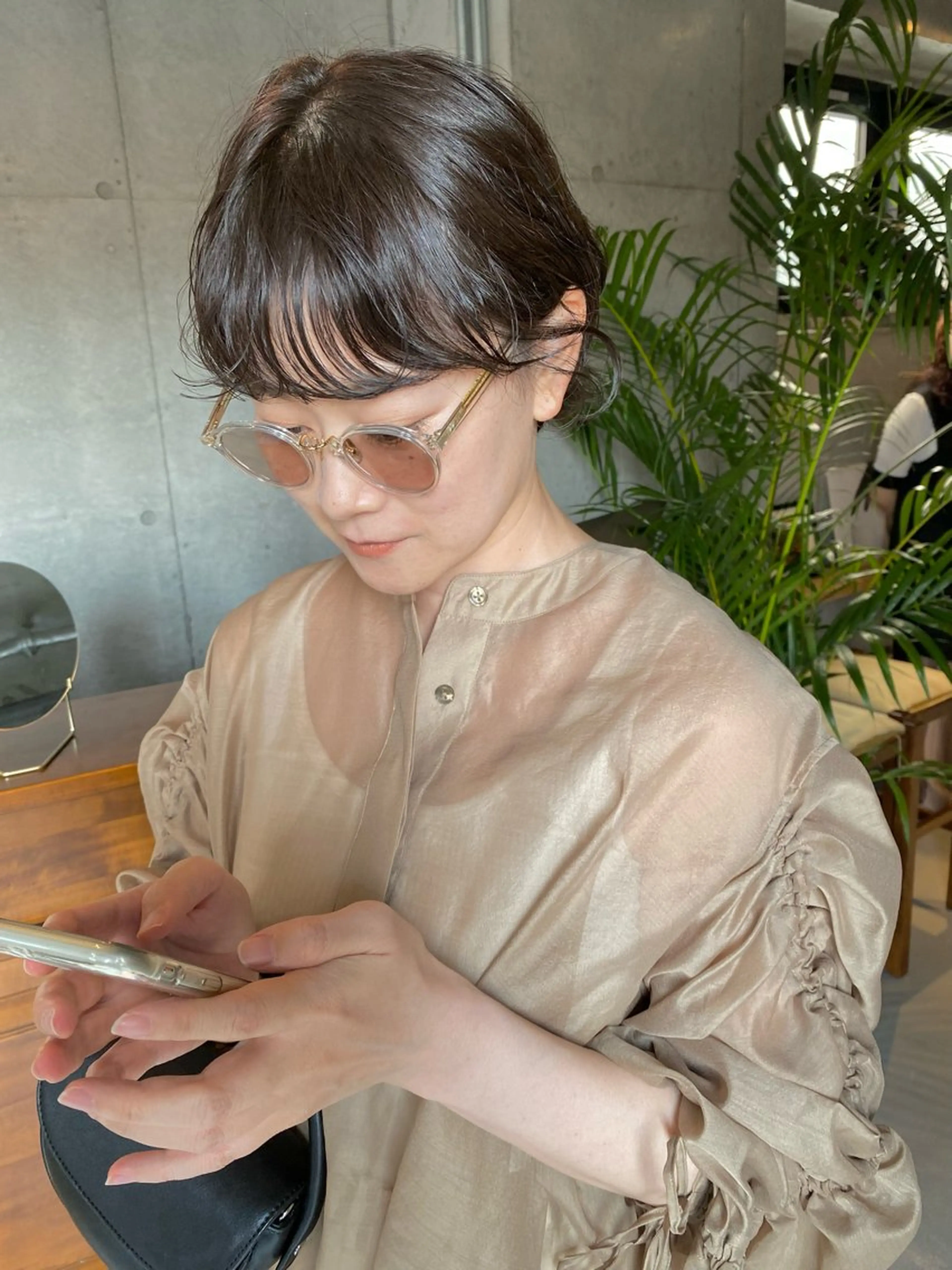 カット+パーマ＋カラー＋トリートメントの写真