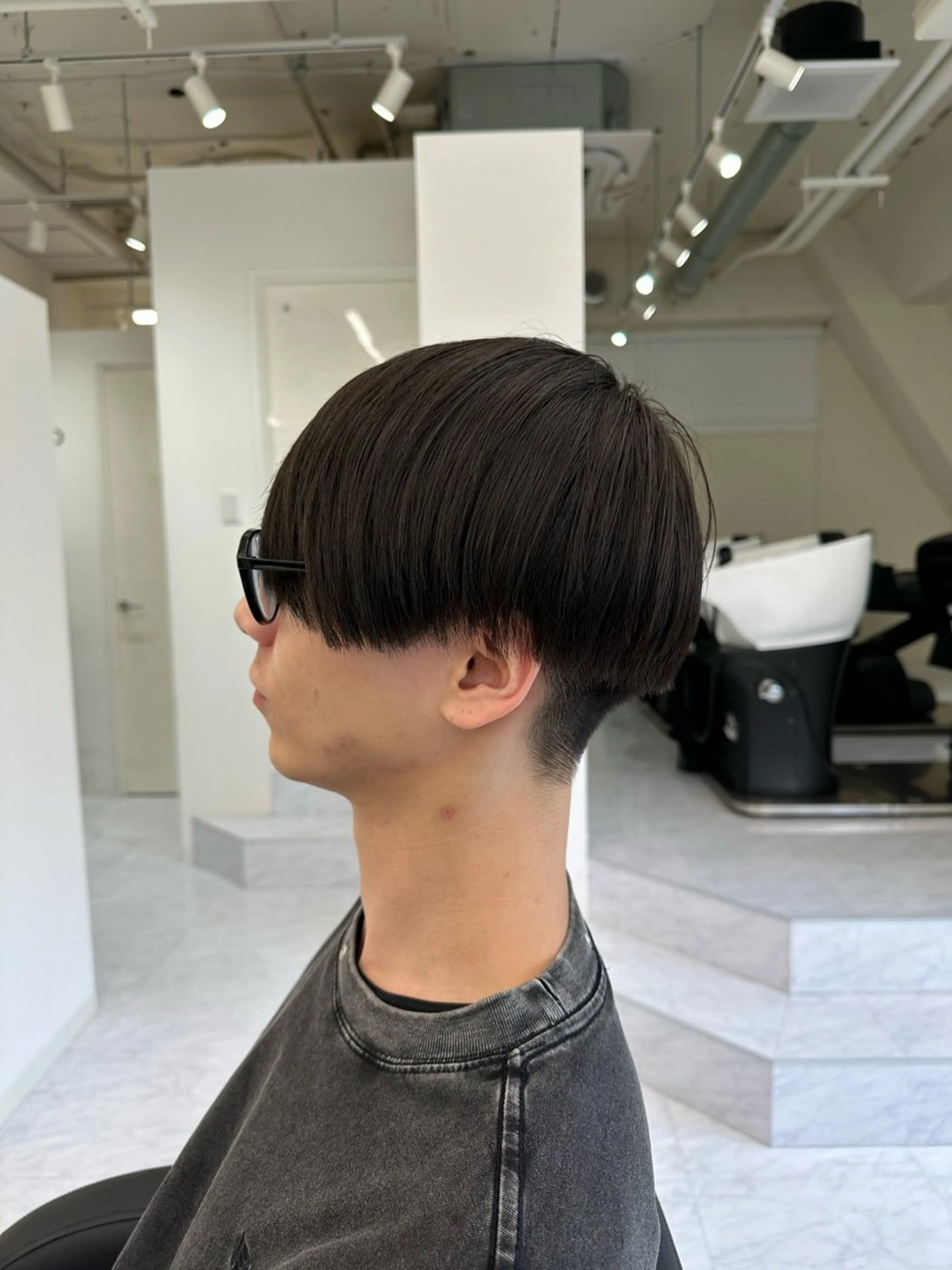 メンズ 刈り上げ 岡部 琉斗のヘアスタイル