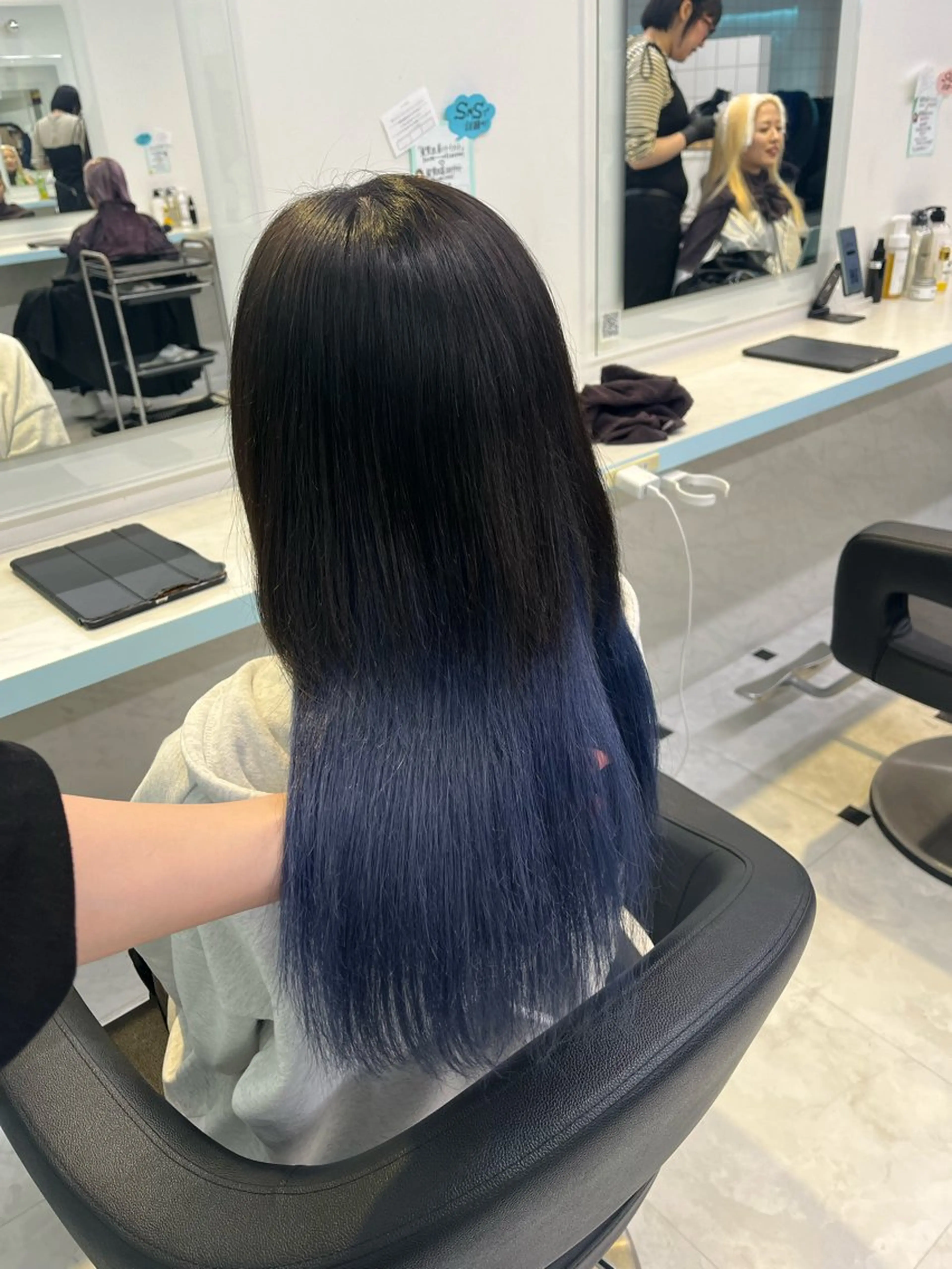 ロング カラー ヘアカラー トリートメント ブリーチカラー 🩵MIZUKIのヘアスタイル