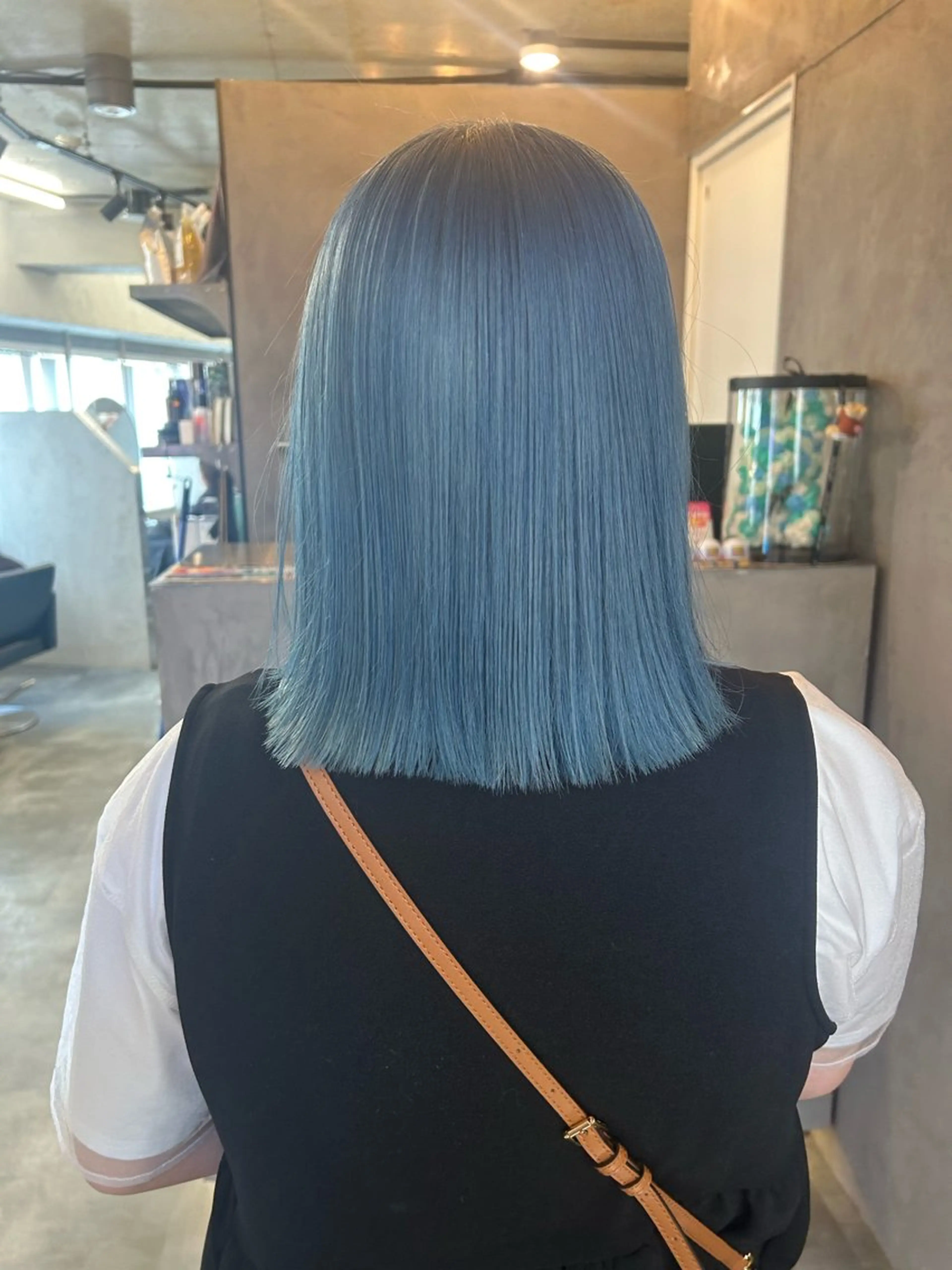 セミロング カラー カット ヘアカラー トリートメント Haru/THREE …by velvetのヘアスタイル