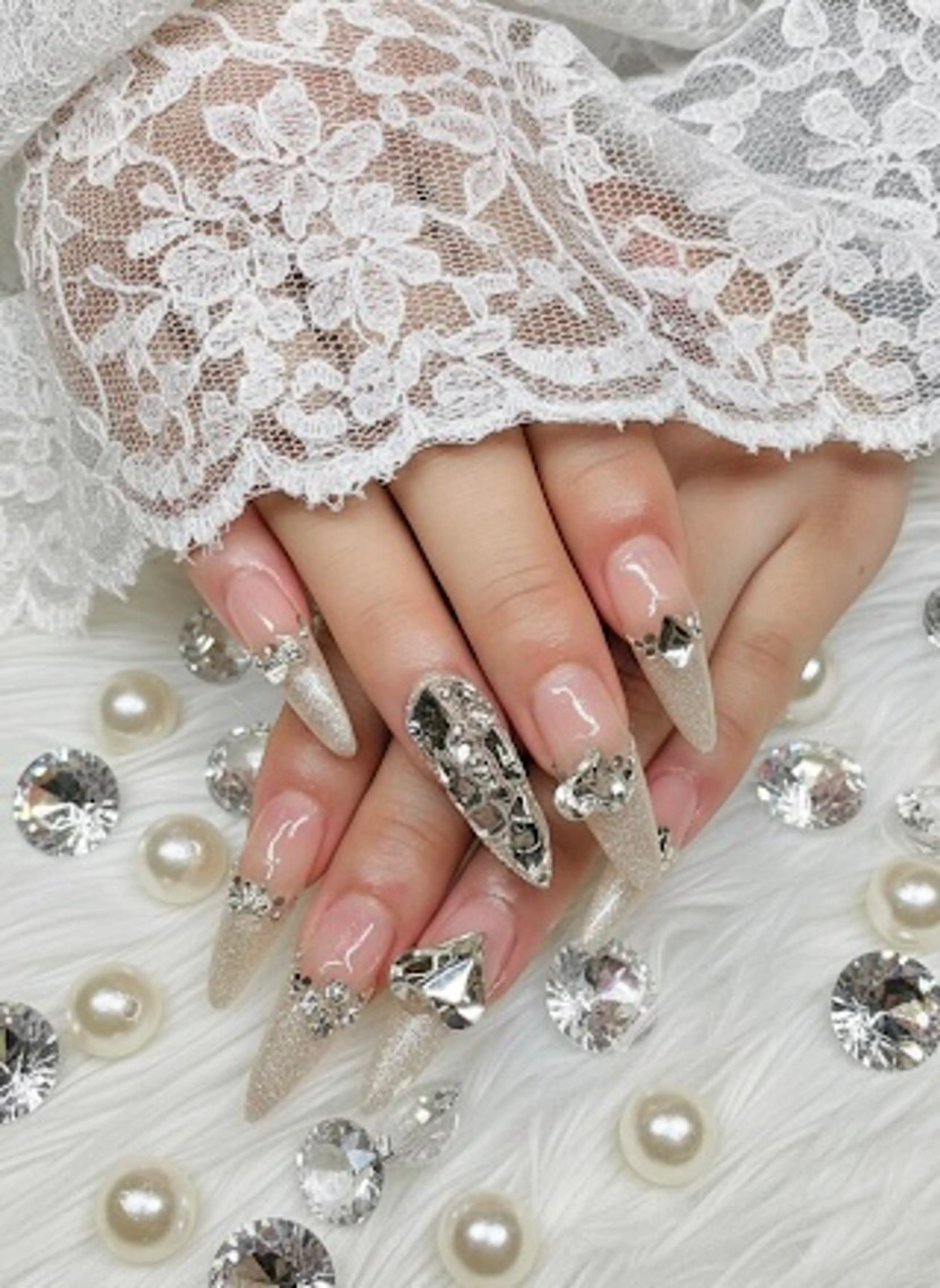 ネイル 韓国ネイル ピンク ピンクベージュ ハンドネイル UNABOMBA (24時間営業)のネイルデザイン