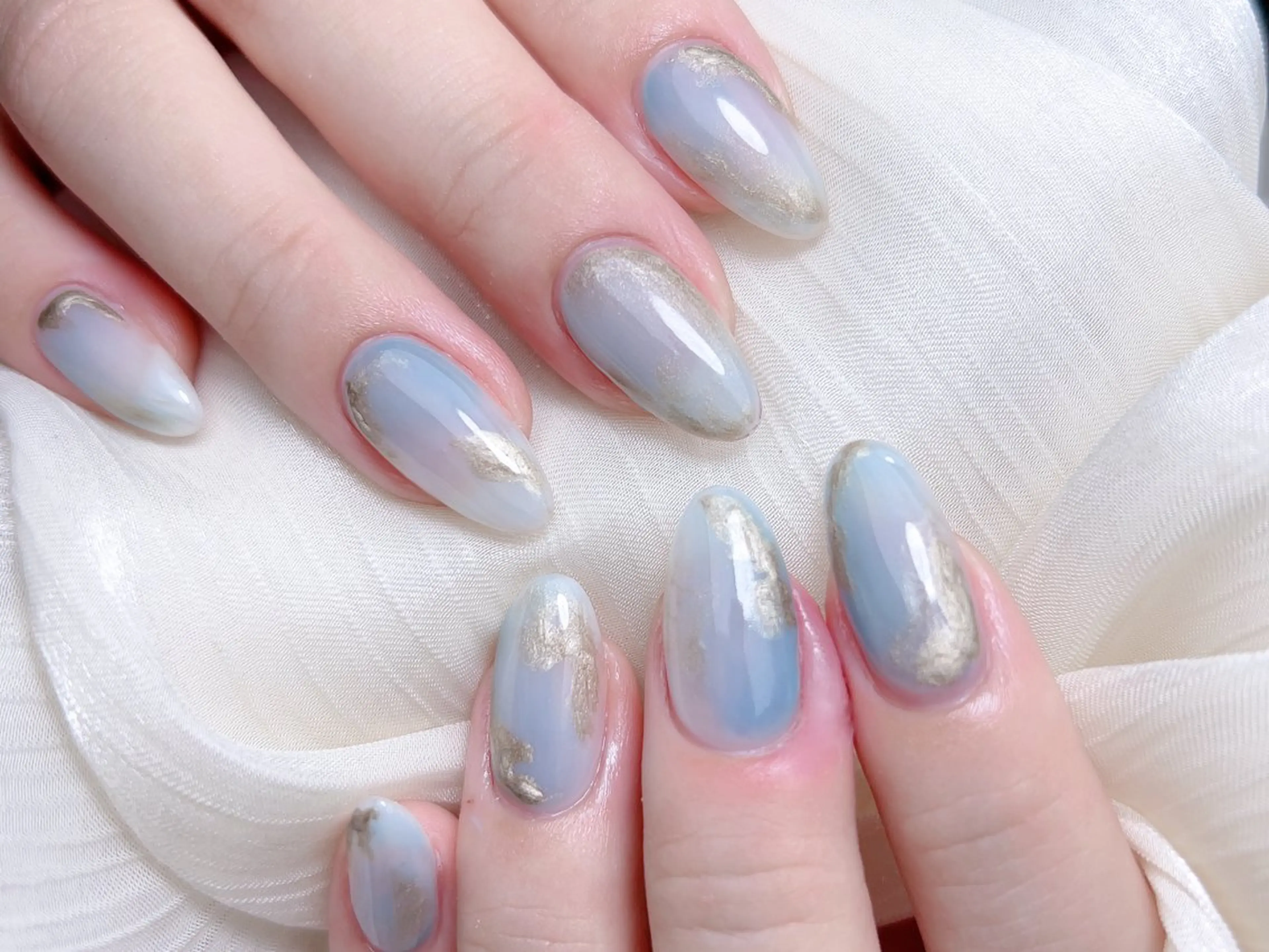 ネイル ハンドネイル M🌷nail 長さだし専門店のネイルデザイン