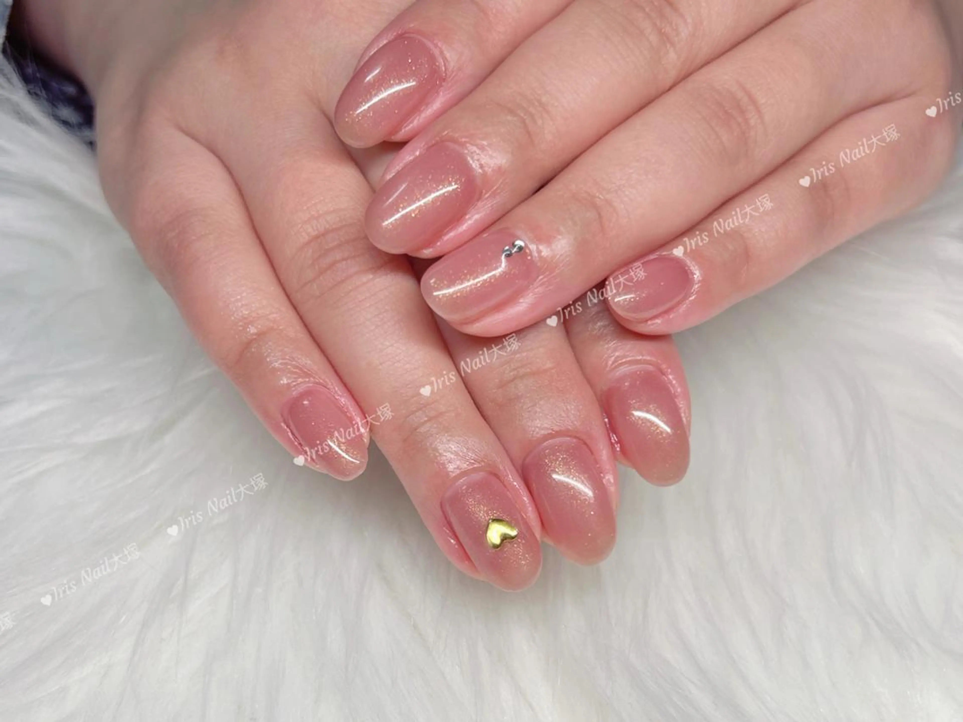 ネイル ワンカラーネイル ハンドネイル 💕藤江 月🌸🍒のネイルデザイン