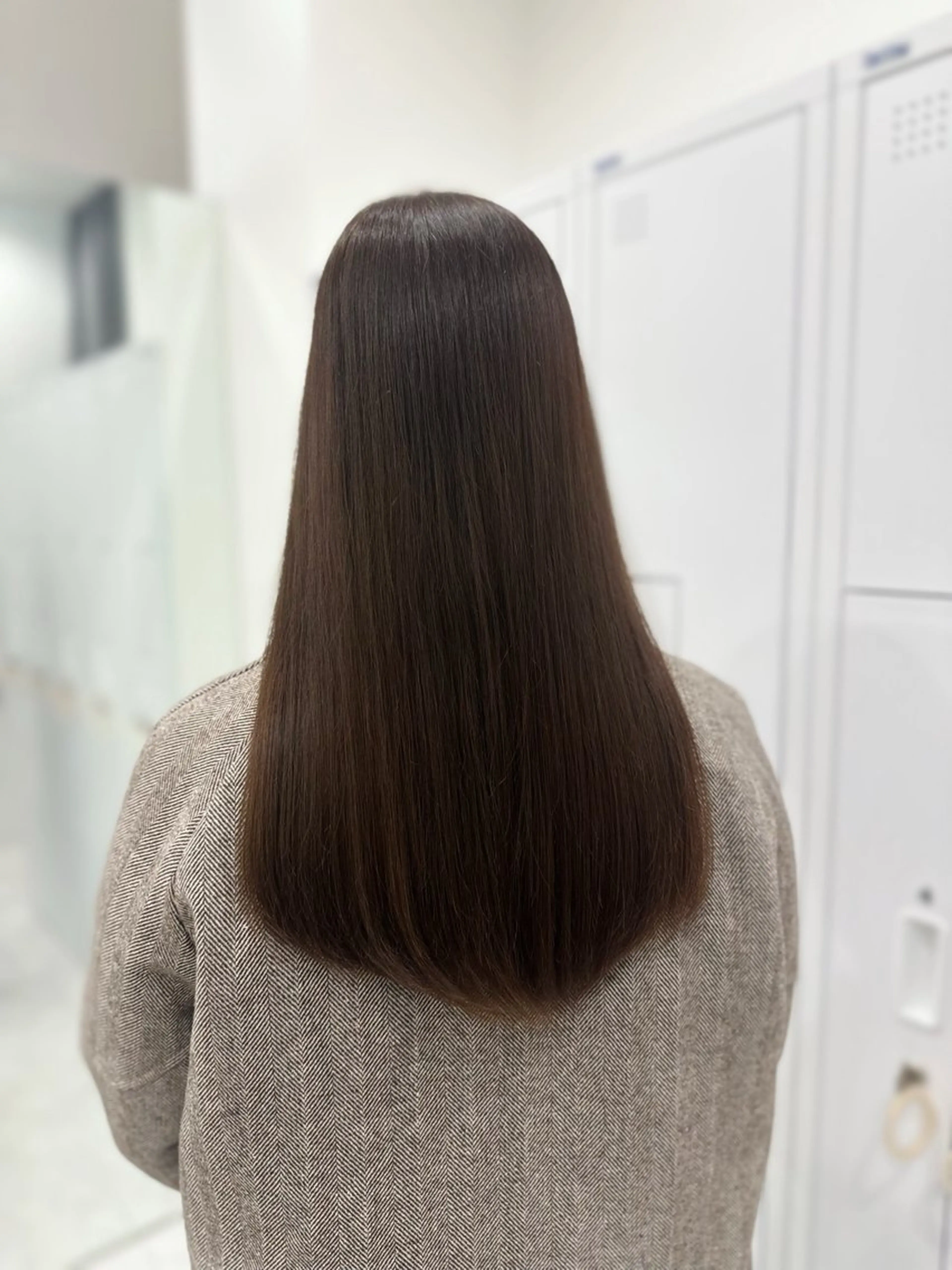 カラー ヘアカラー ヘアセット 秋永 鈴のヘアスタイル