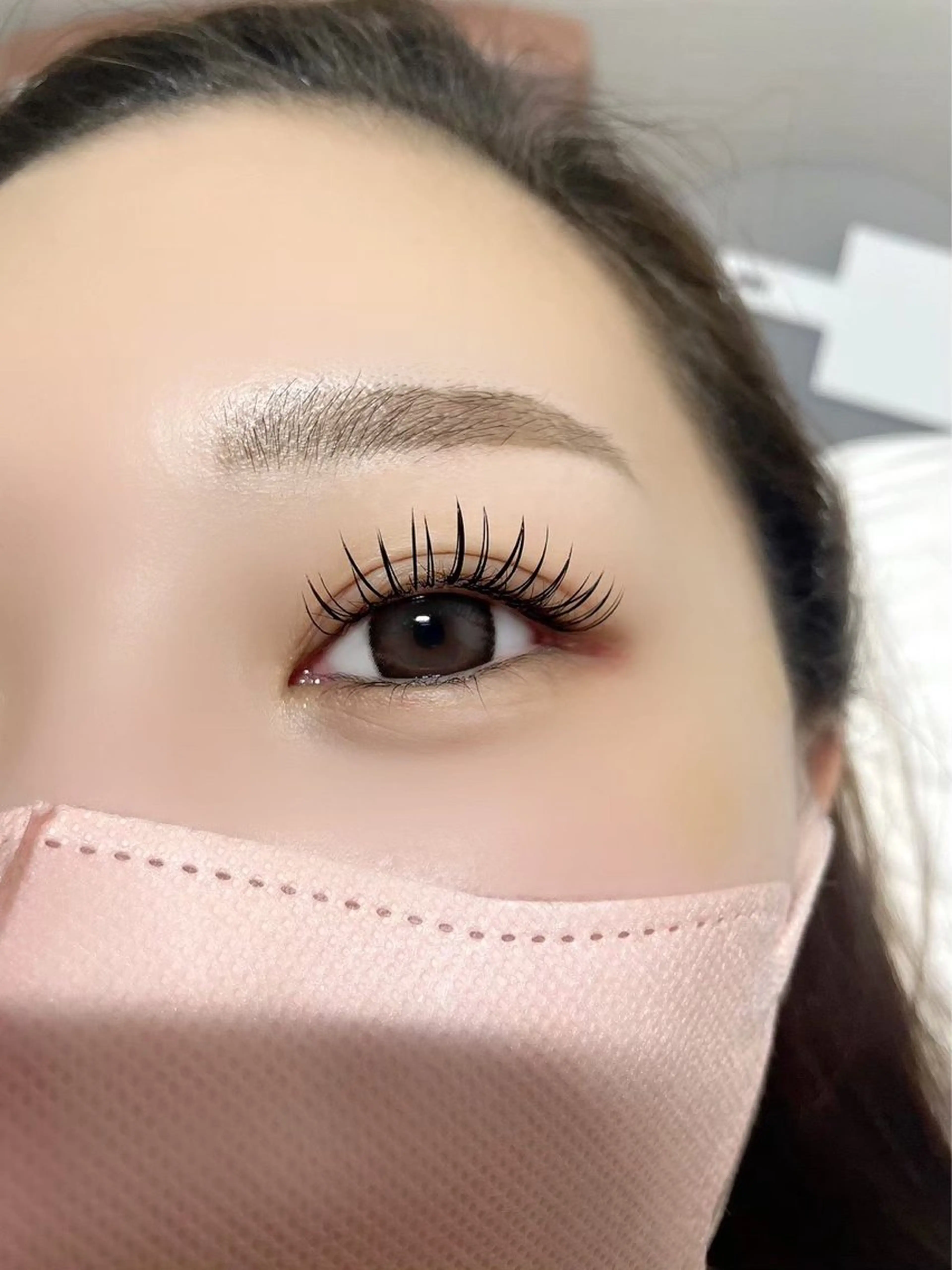 マツエク・マツパ フラットラッシュ eyelash eye:neのマツエク・マツパデザイン