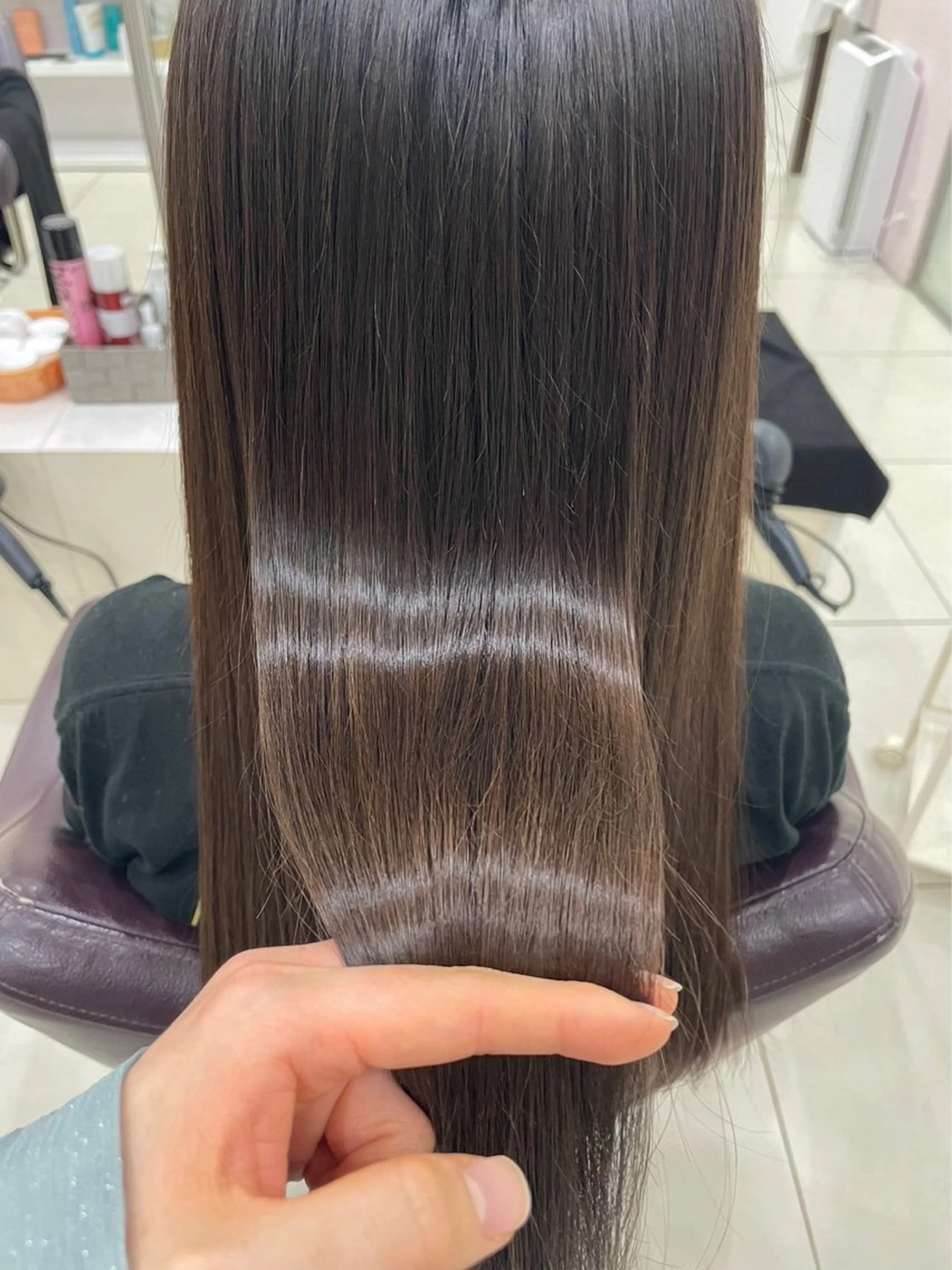 ロング パーマ カット 縮毛矯正 TELA HAIR 石岡♡ａｉｋａのヘアスタイル