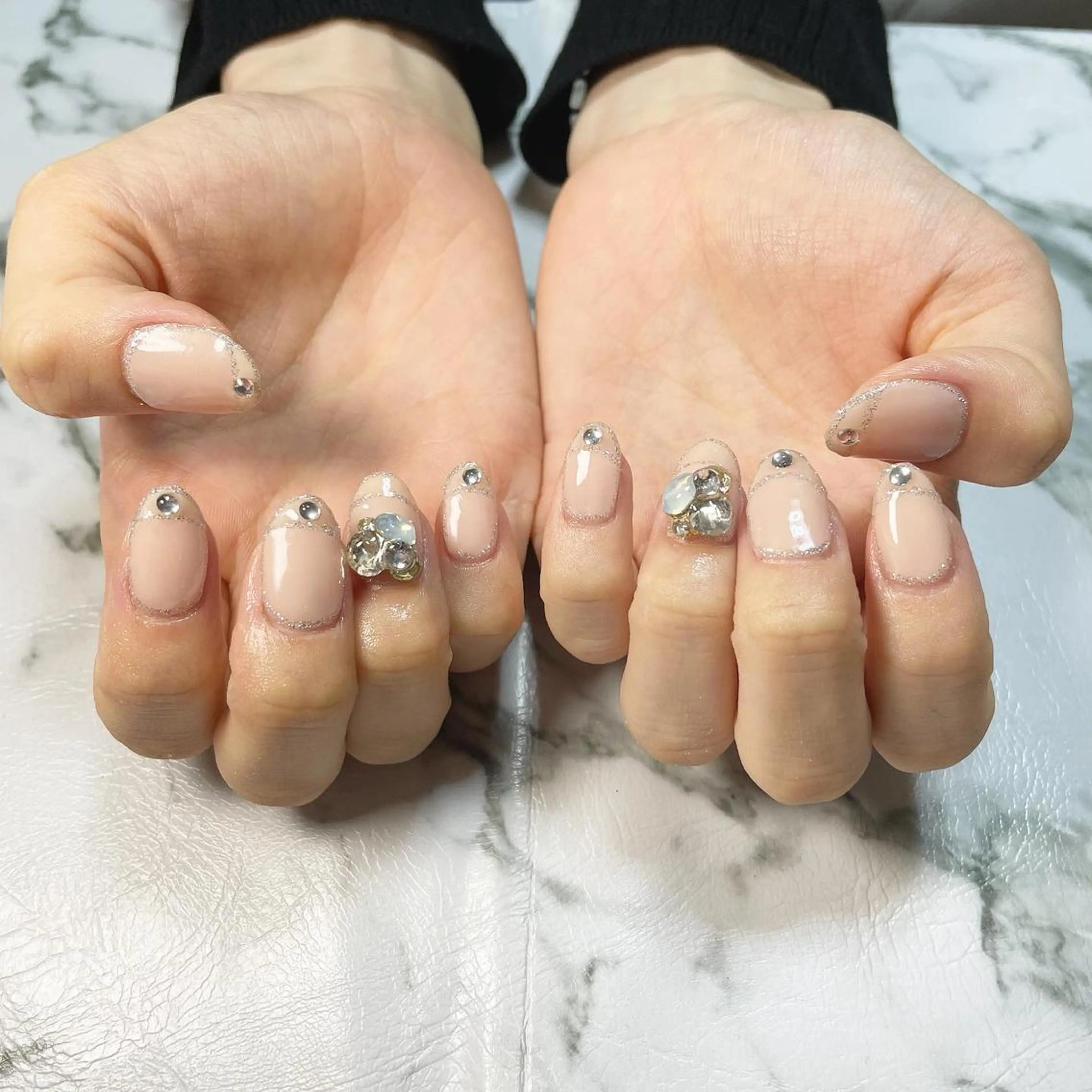 ネイル ラメ(グリッター) Momo nailsalonのネイルデザイン
