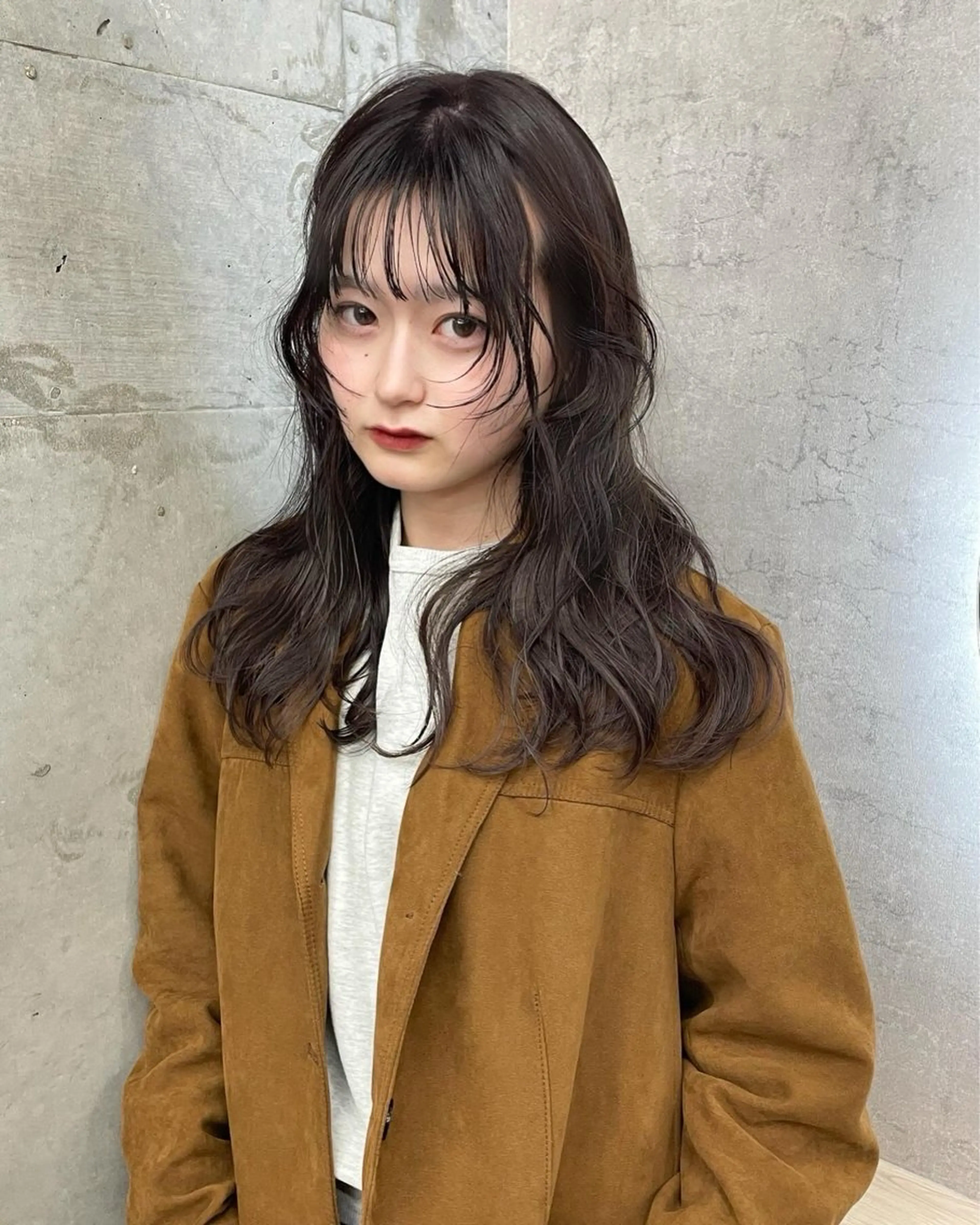 セミロング カラー ベージュカラー ブラウンカラー 透明感カラー レイヤーカット カット ヘアカラー ブリーチ/ベージュ 💕/momoaのヘアスタイル