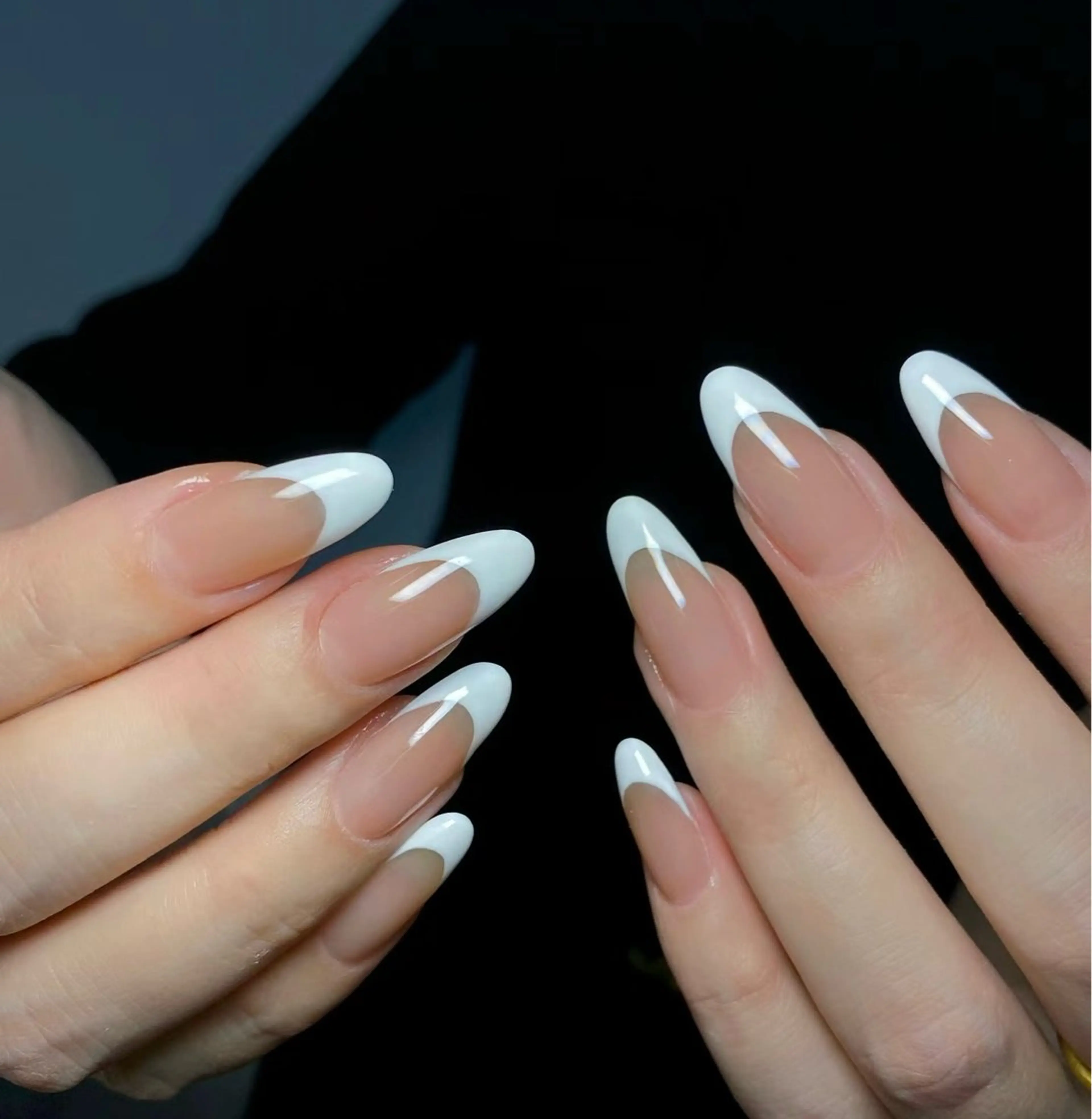 【HAND】フレンチネイル💫ラメライン追加✨🆗の写真