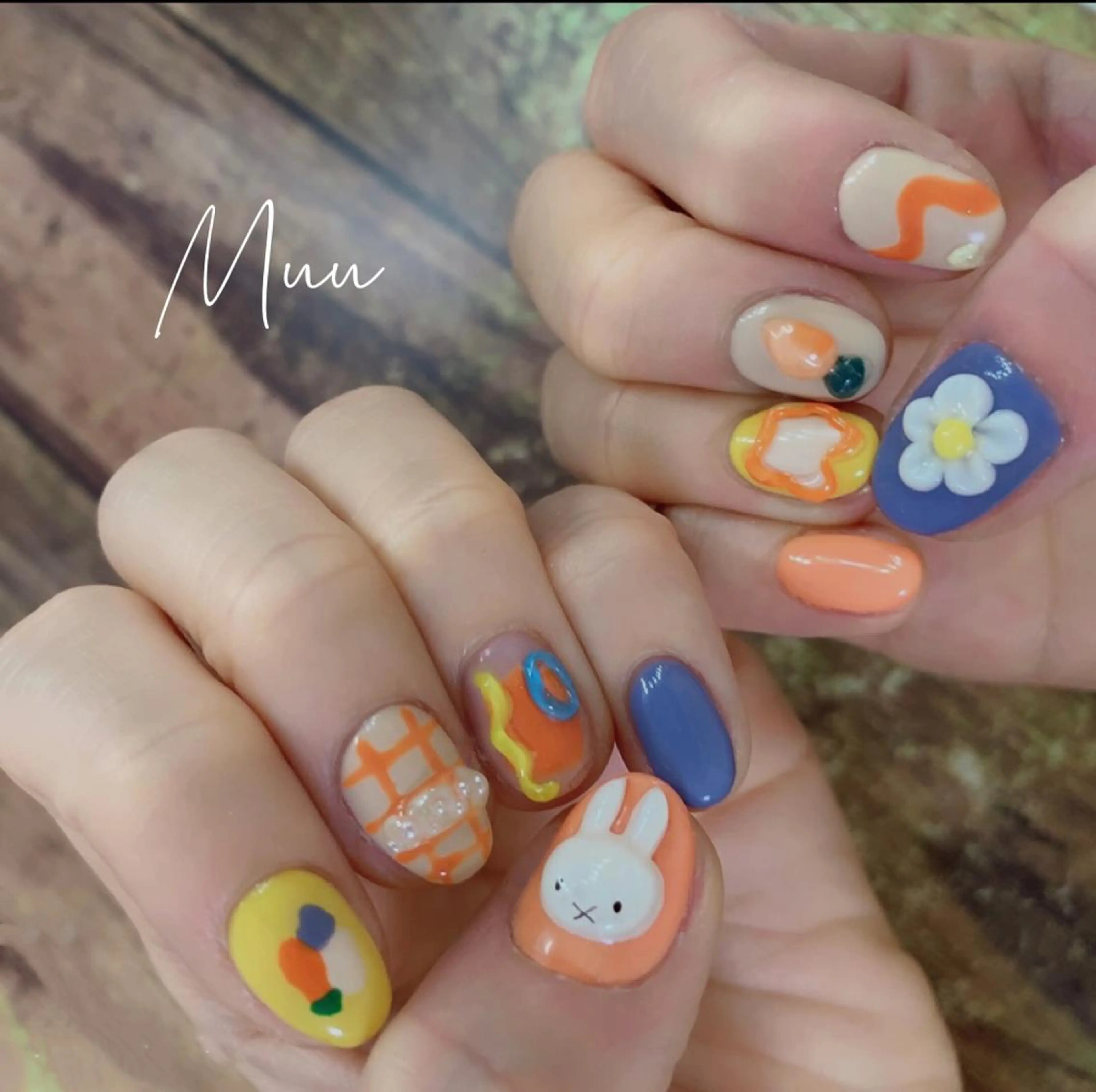 ショート ネイル マツエク・マツパ ハンドネイル apopis＊ close23:00のネイルデザイン