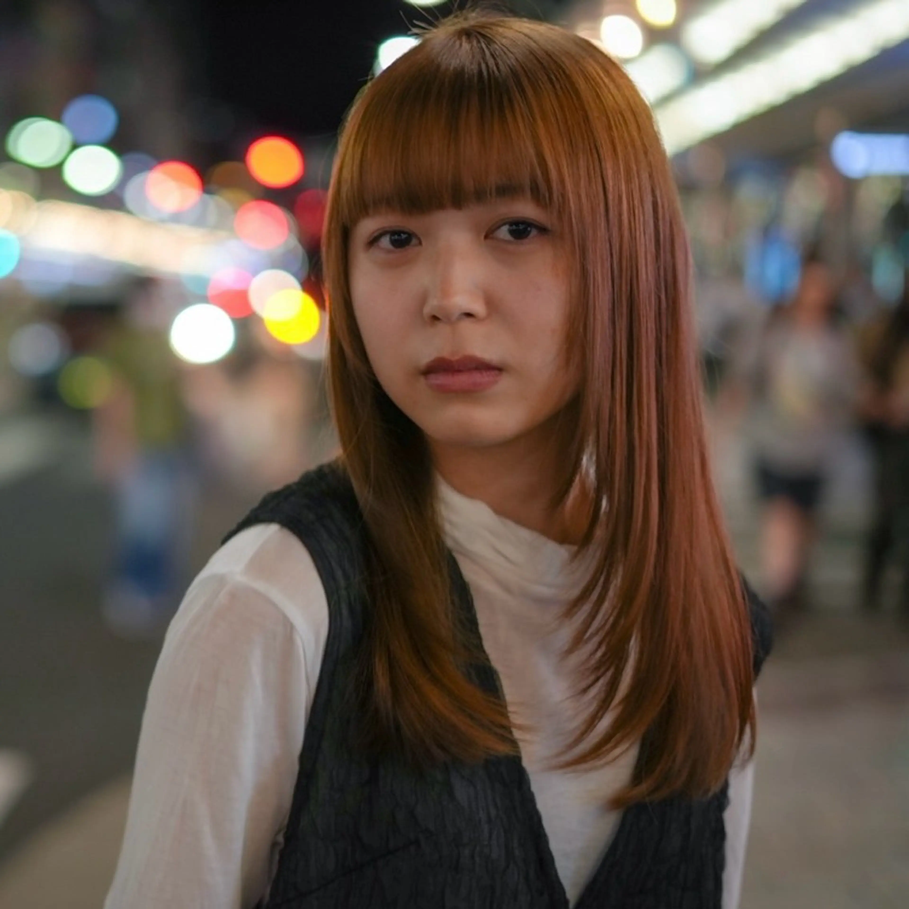 セミロング カラー カット ヘアカラー トリートメント 【nui 茨木】 清水優のヘアスタイル