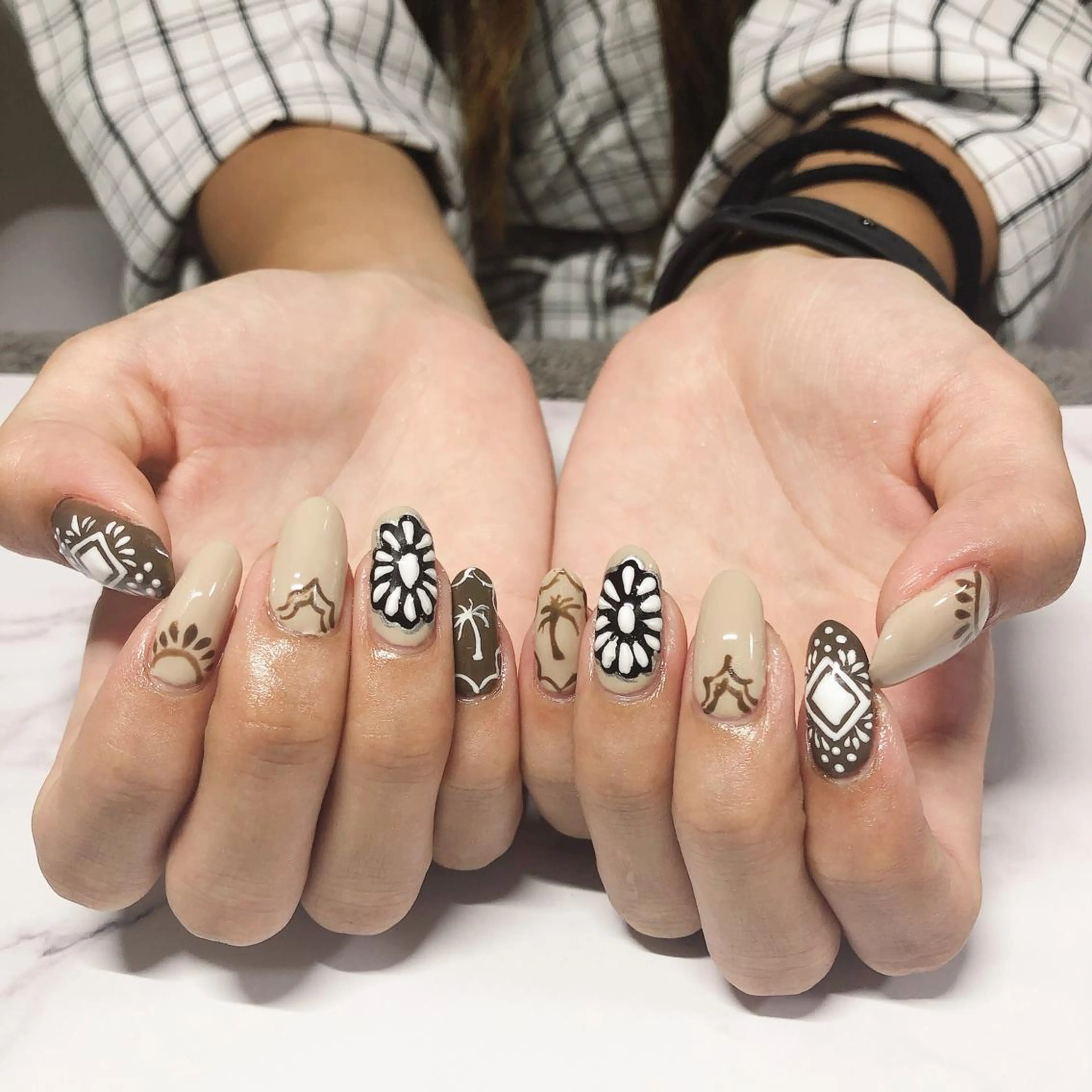 ネイル 奥園 良恵のネイルデザイン