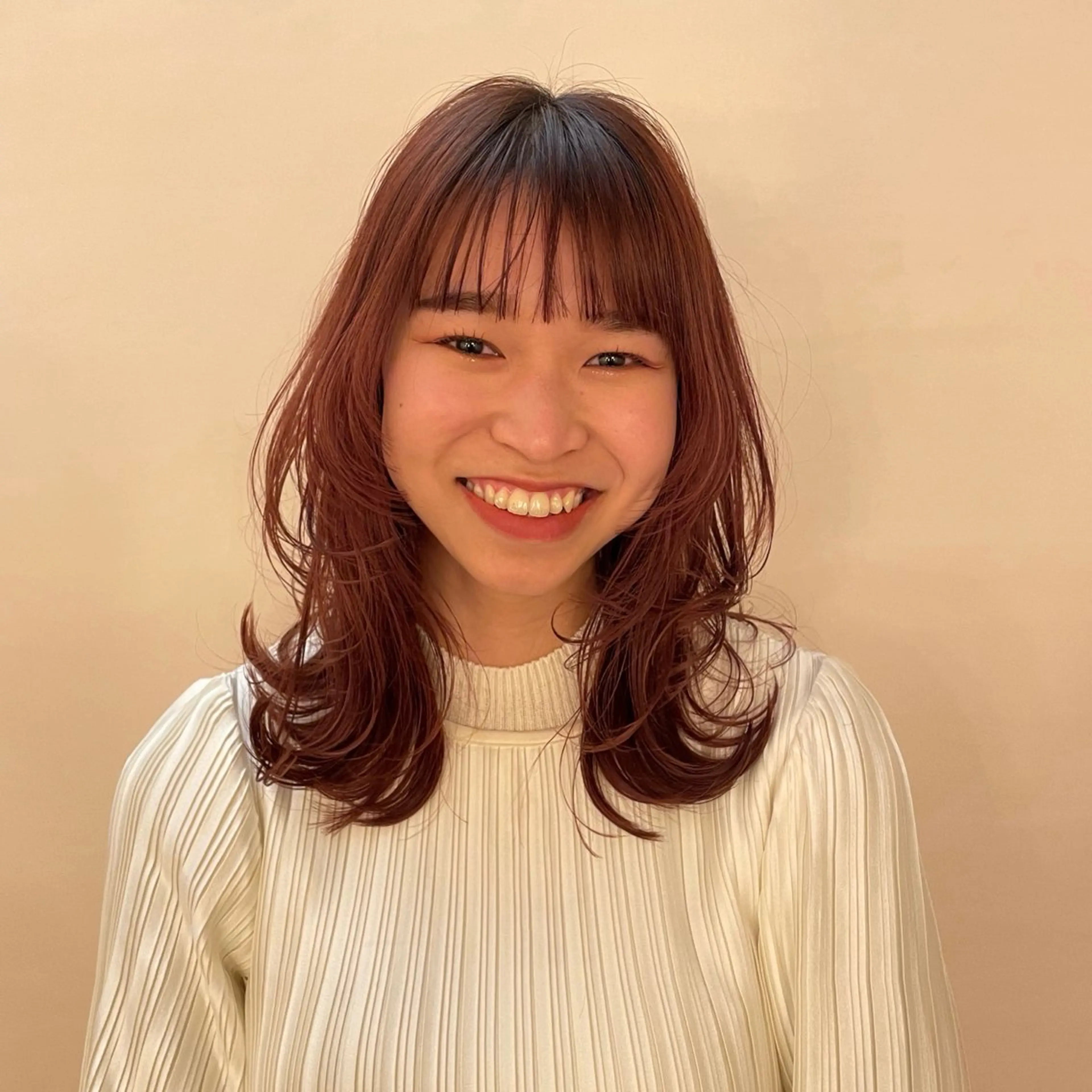 セミロング 平尾/薬院*北谷治子 *艶髪レイヤーカットのヘアスタイル