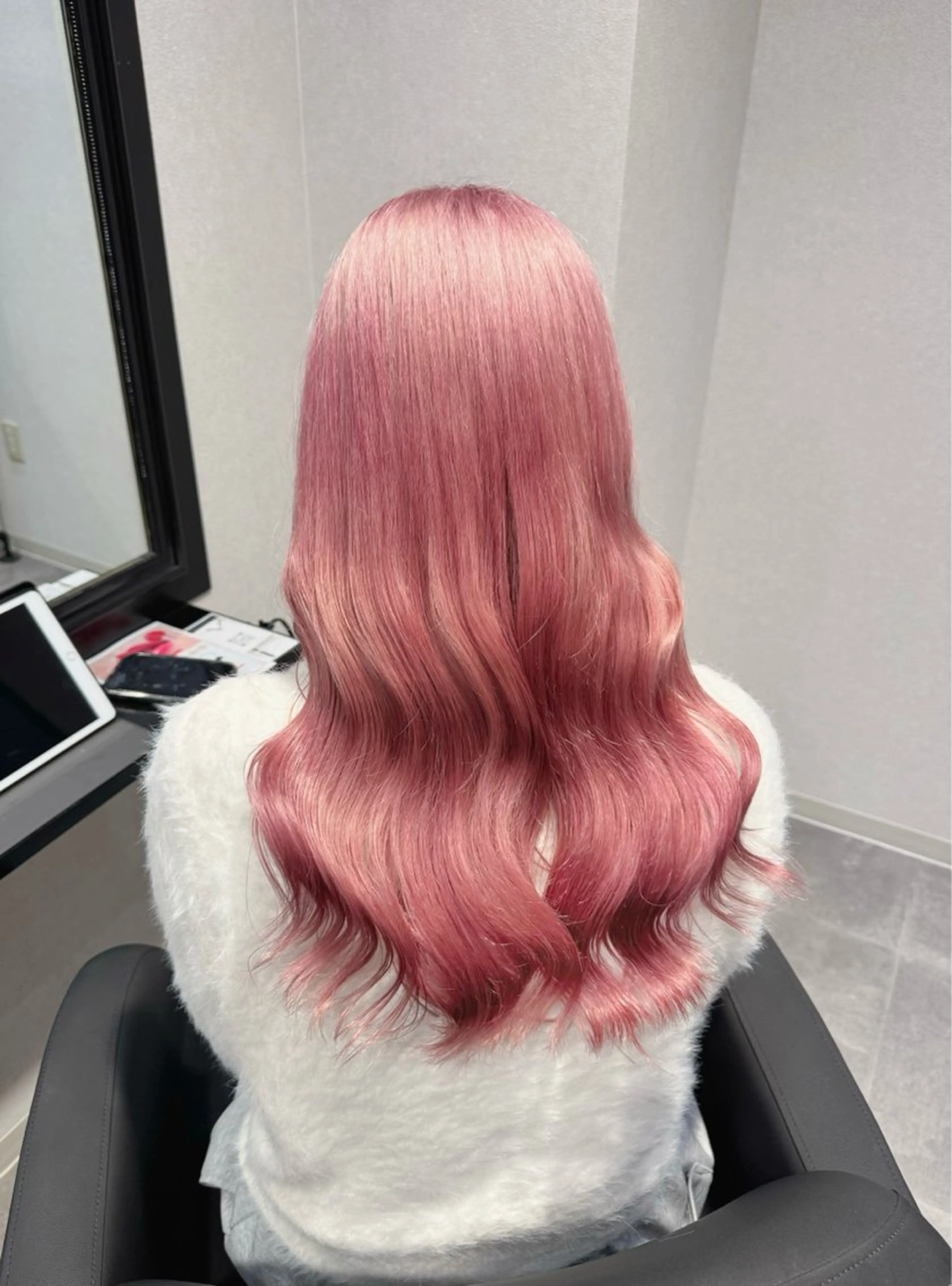 ミディアム カラー ヘアカラー ai 梅田/暖色カラーのヘアスタイル