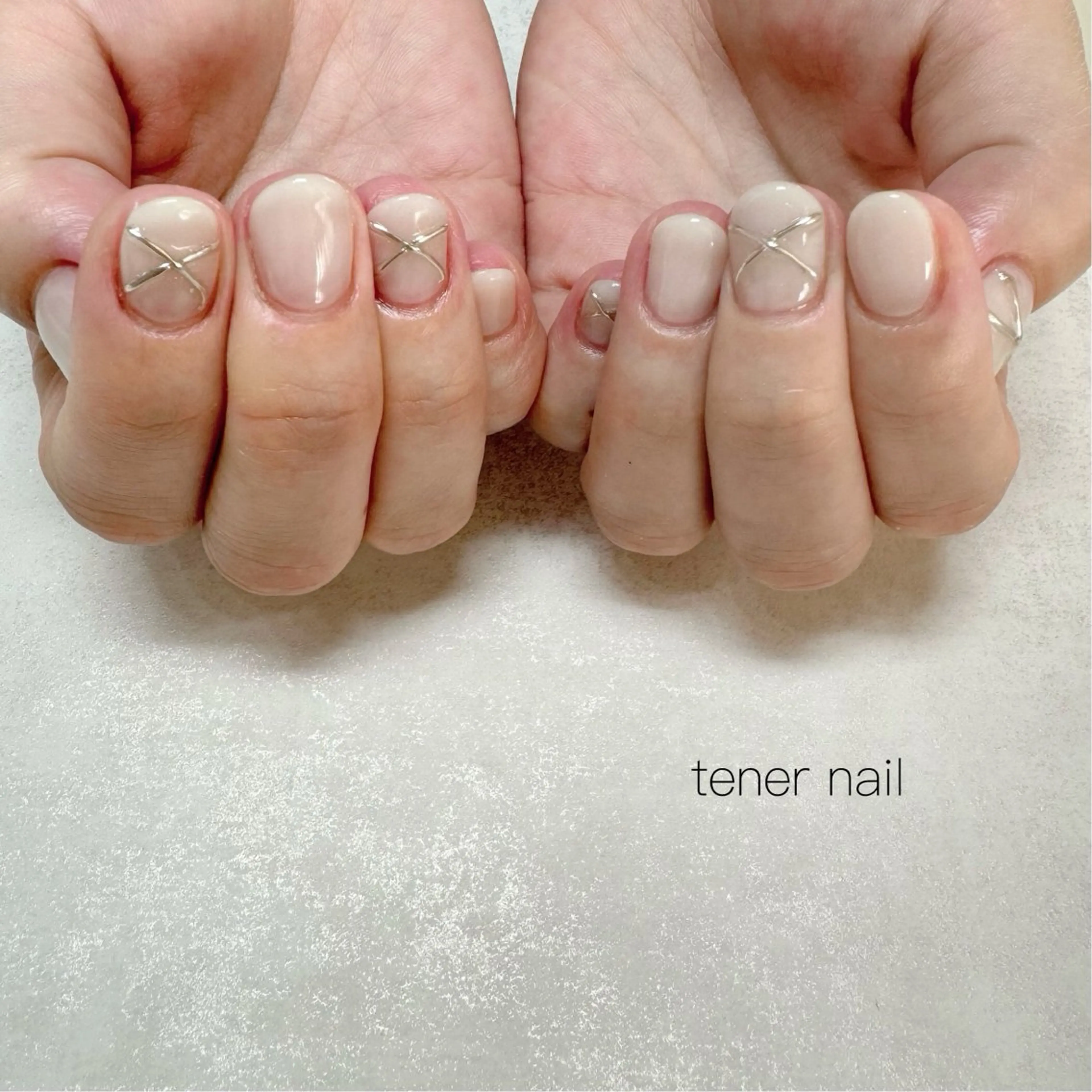 ネイル アートネイル ミラーネイル ハンドネイル テネルネイル tener nailのネイルデザイン
