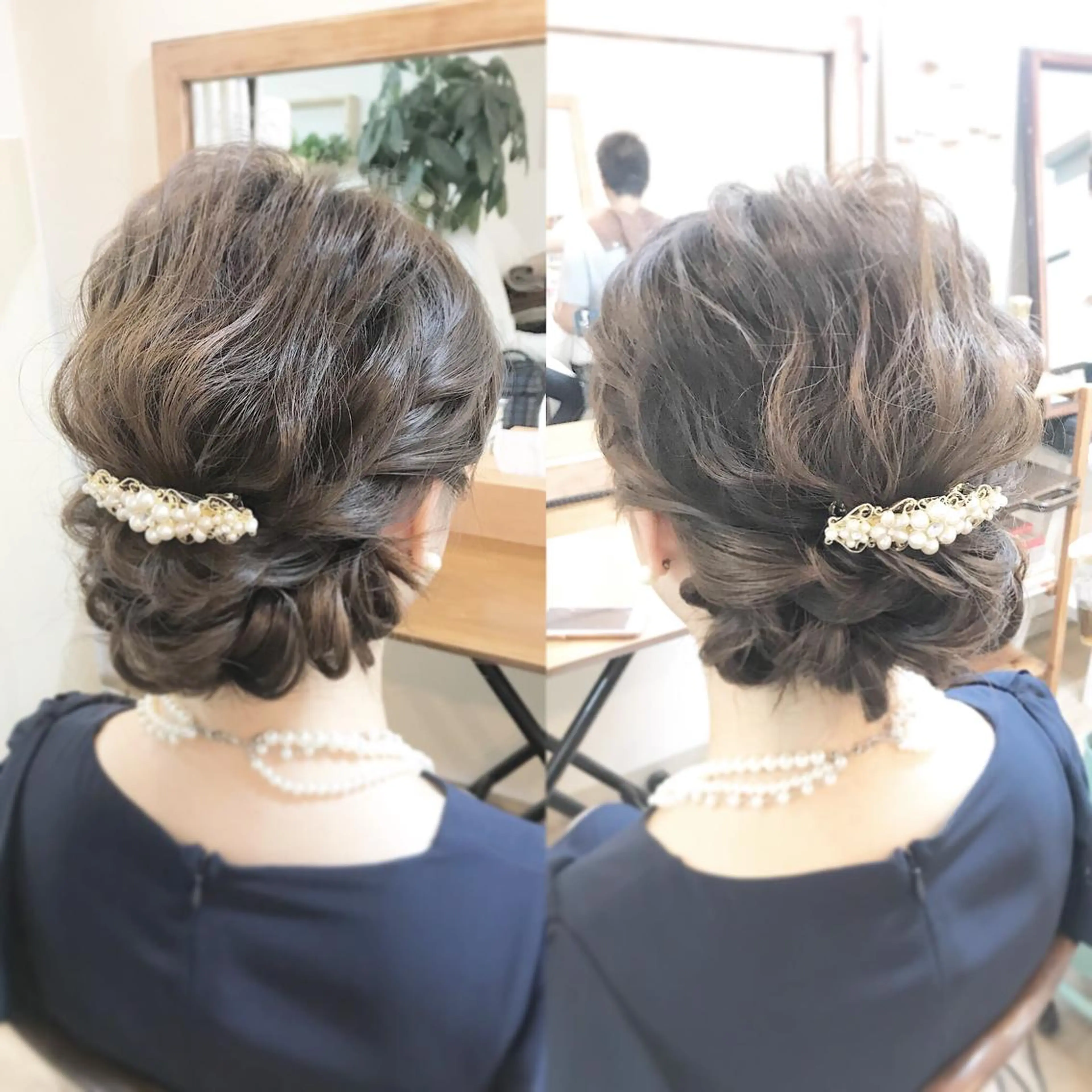 セミロング ヘアアレンジ キッズ 早朝✨ヘアセット 着付け/清水玲歌のヘアスタイル