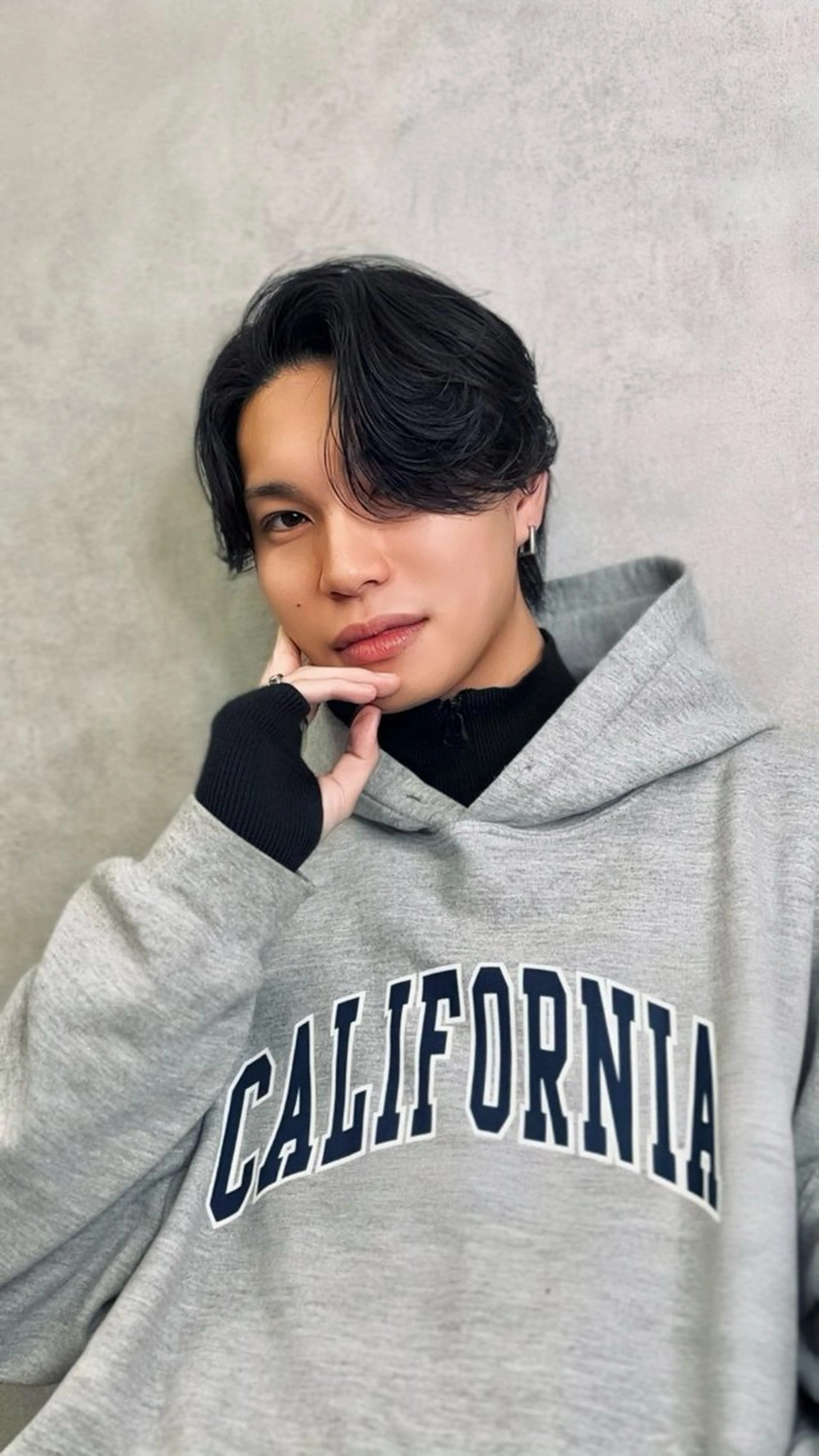 ショート パーマ メンズ 石満 諒 メンズ縮毛矯正のヘアスタイル