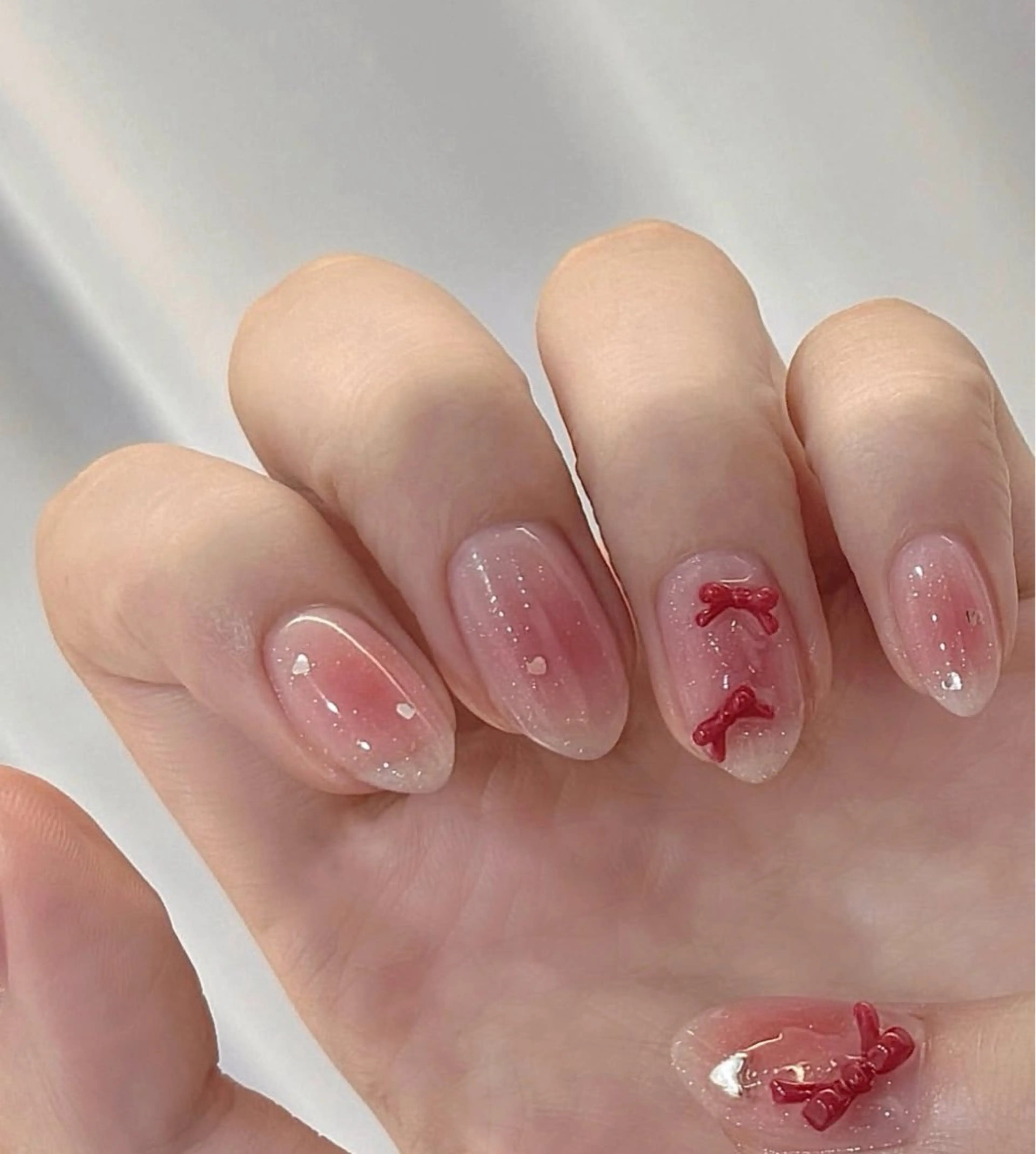 ネイル アートネイル ジェルネイル キラキラネイル ニュアンスネイル シンプルネイル ハンドネイル Ryu Nail NekoChanのネイルデザイン