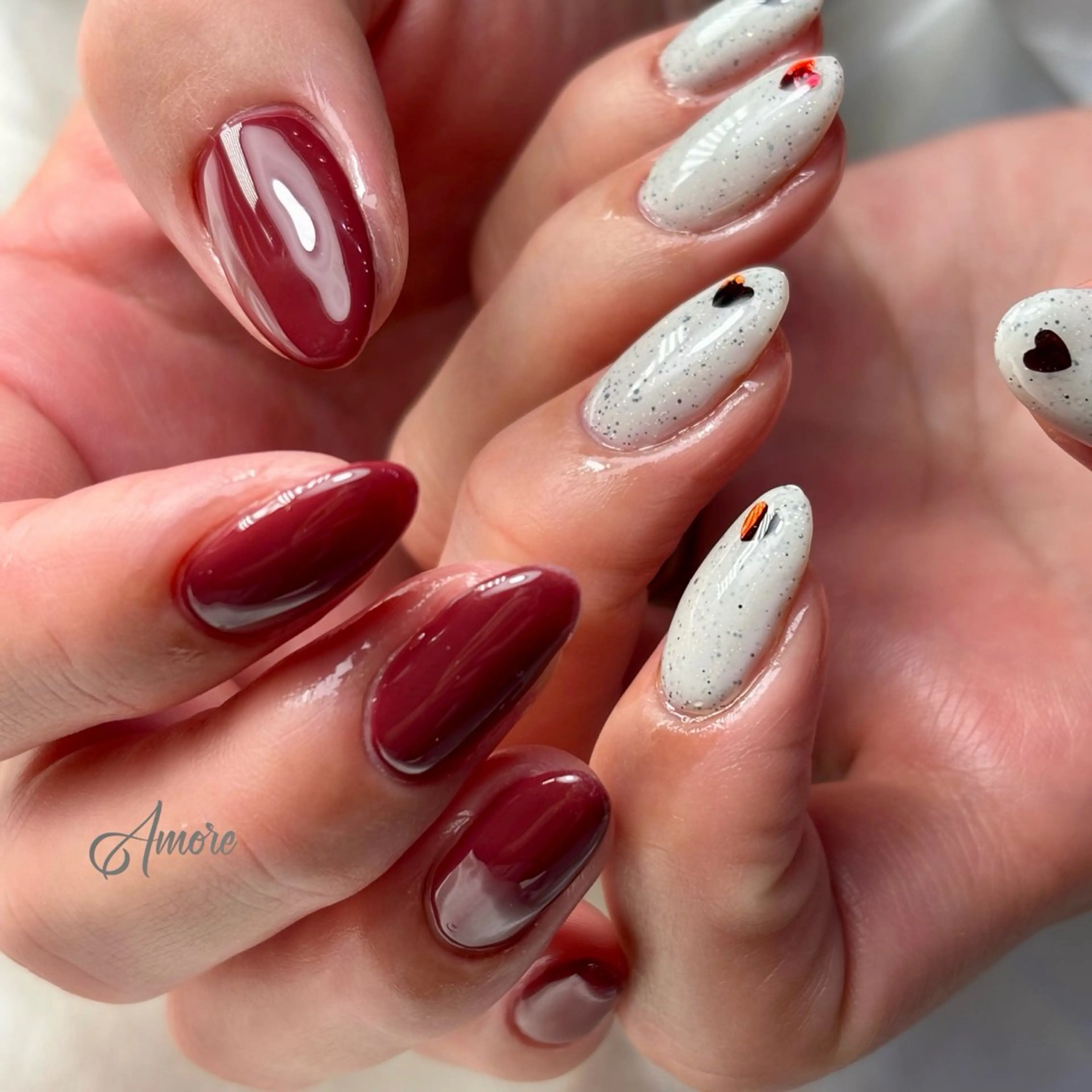 ネイル ジェルネイル キラキラネイル 韓国ネイル マグネットネイル パラジェル You kyehwaのネイルデザイン