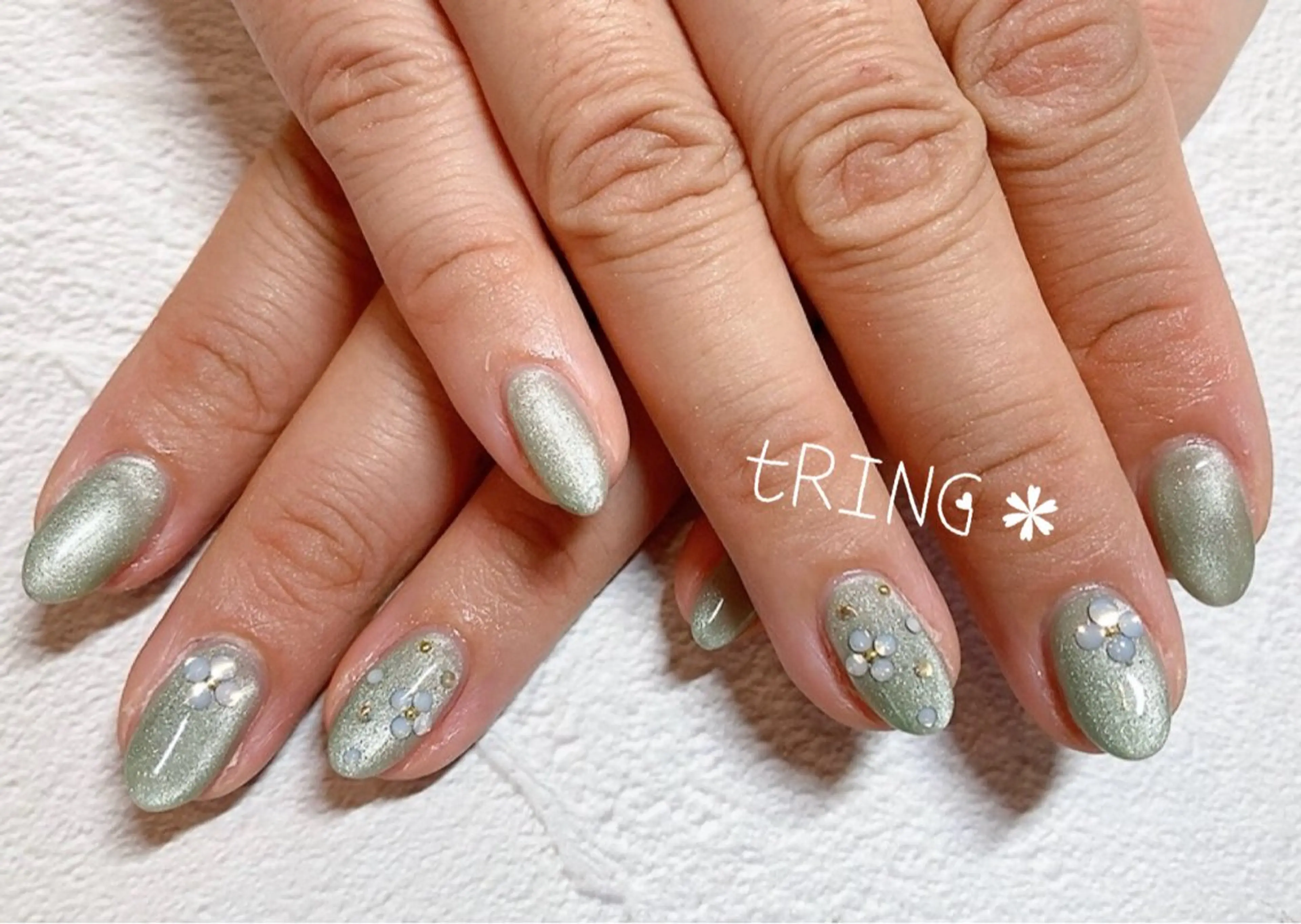 ネイル ハンドネイル tRING＊ しいの木台のネイルデザイン