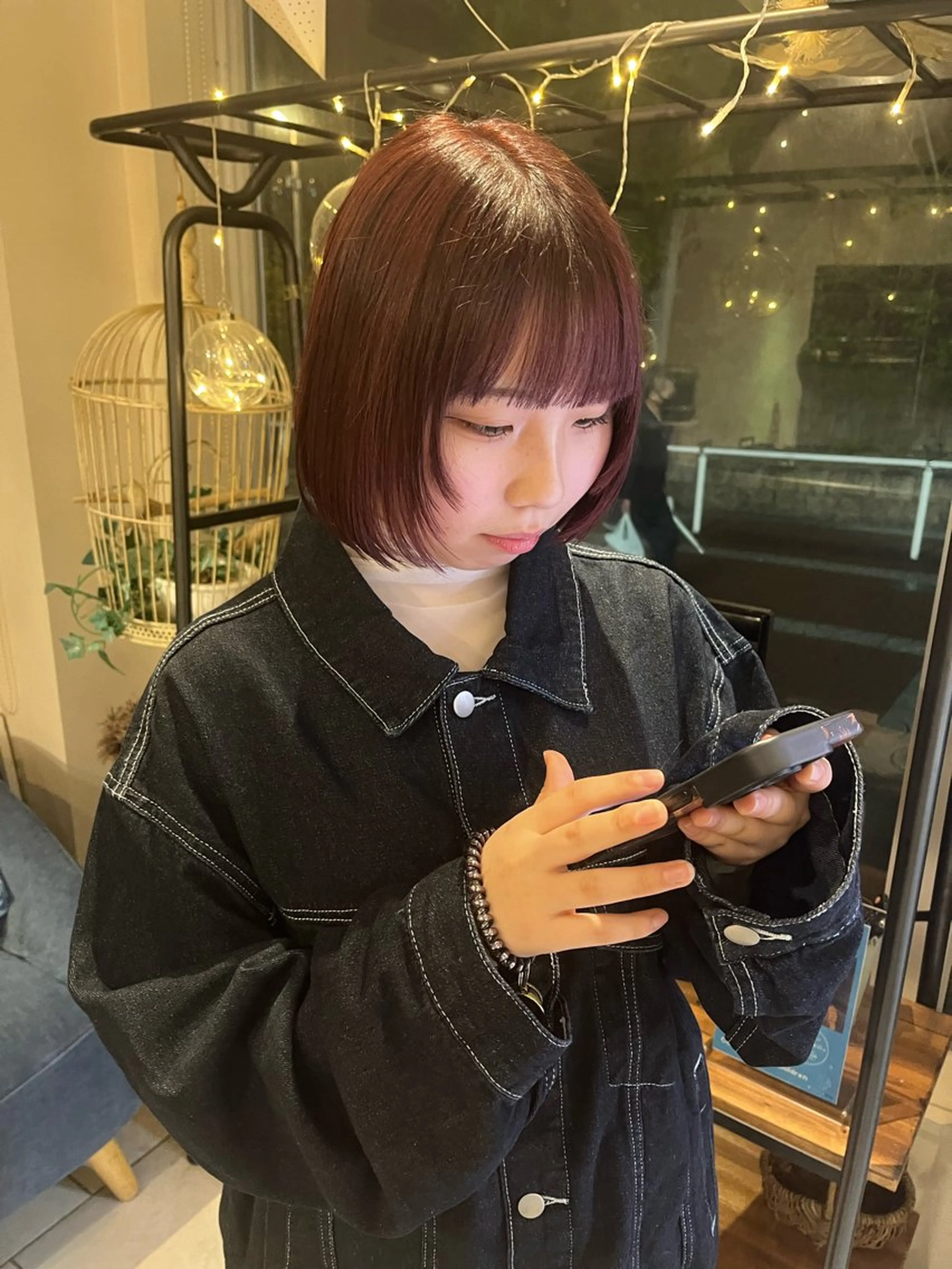 ショート カラー ブリーチ ダブルカラー エドルカラー インナーカラー ブリーチなしカラー カット ヘアカラー トリートメント 髪質改善/レイヤー/ ボブ/磯野史歩のヘアスタイル