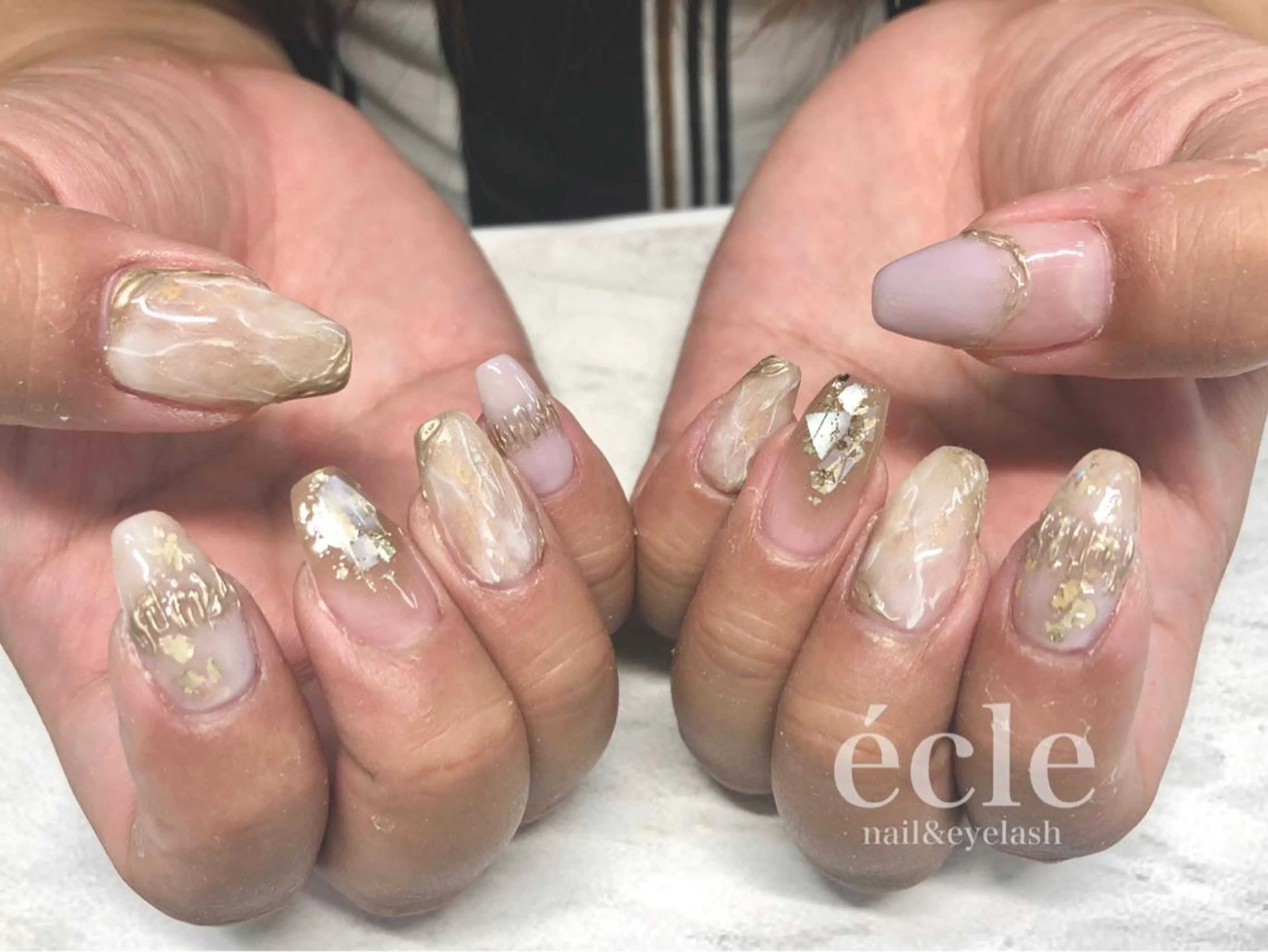 ネイル écle nail&eyeのネイルデザイン