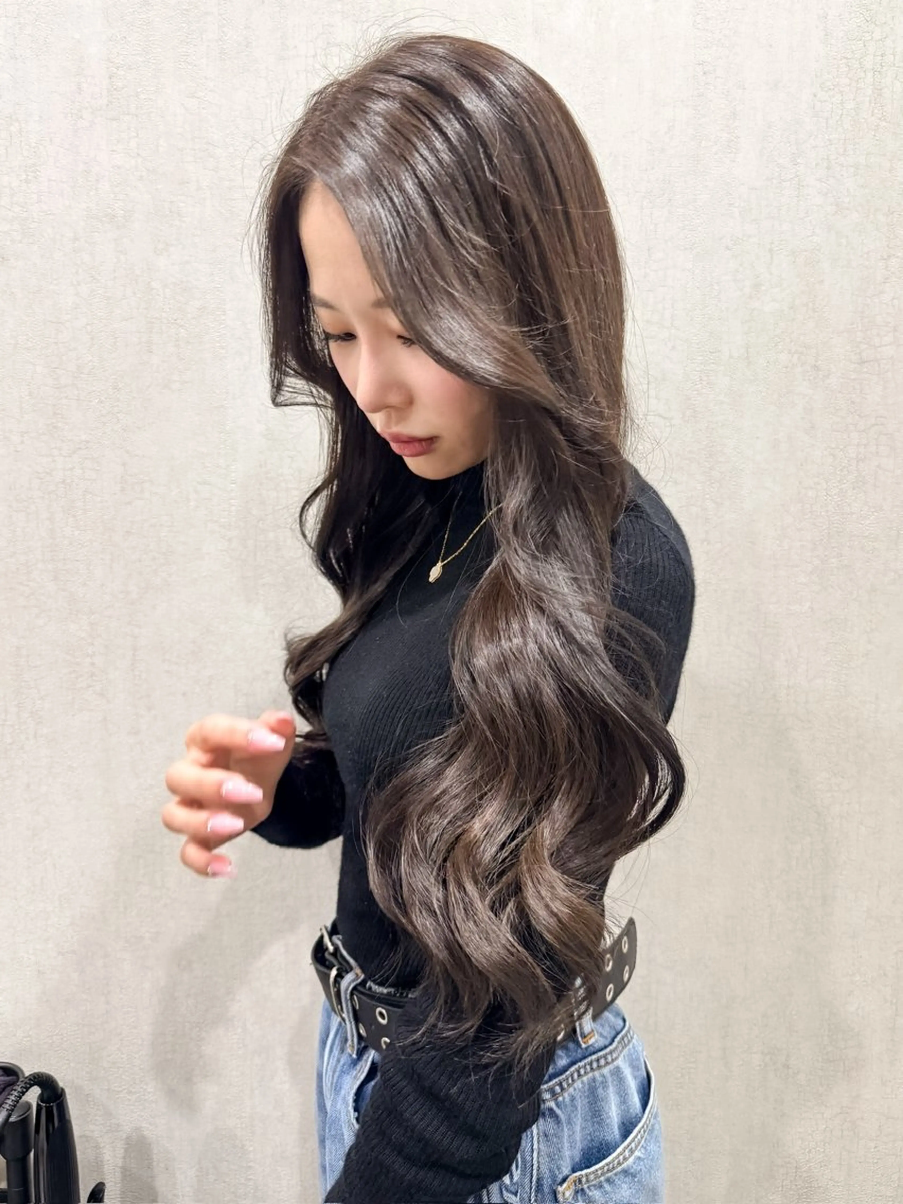 ロング kiji所属・kiji NAHO/ パーマ／久屋大通のヘアスタイル