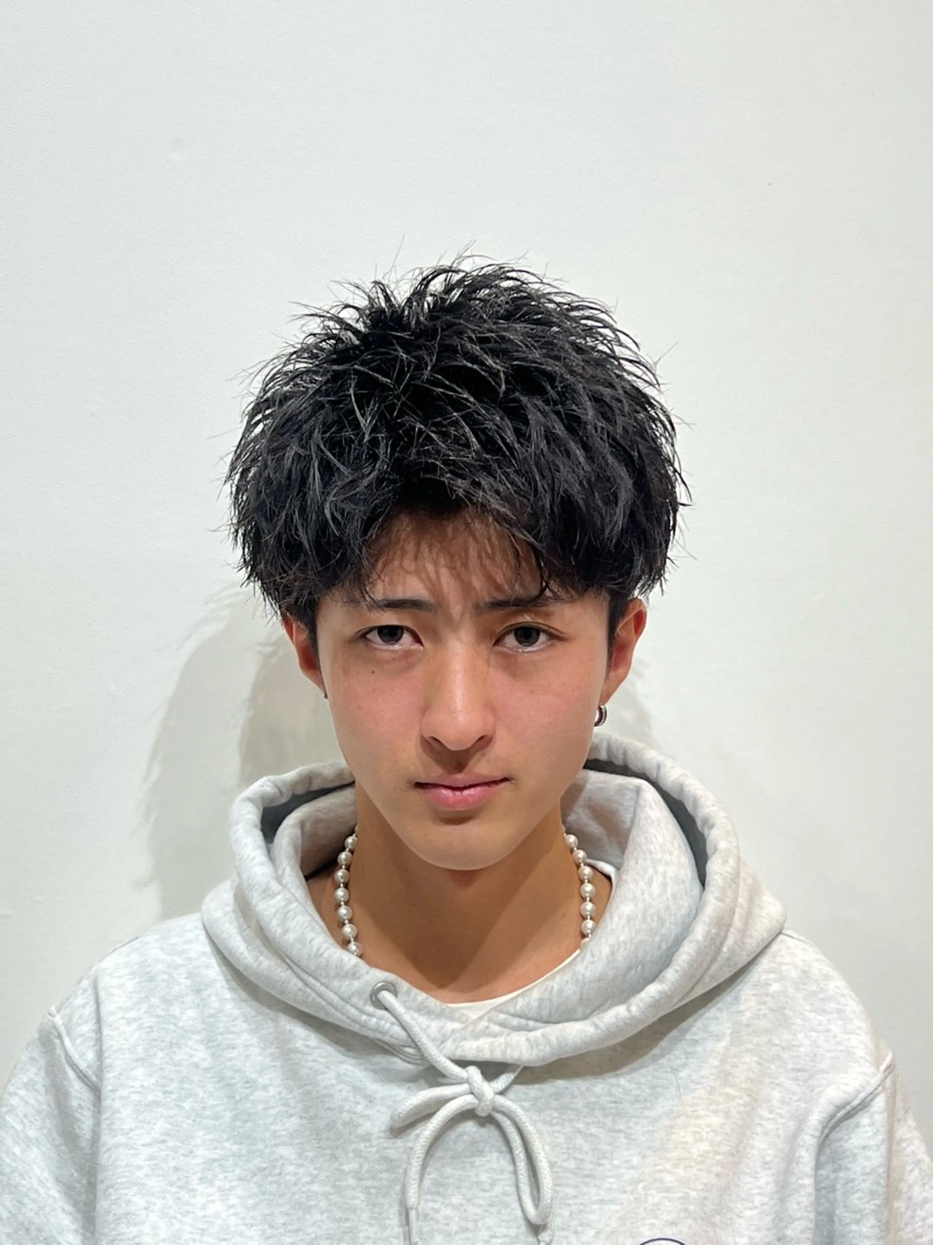 ショート メンズ アップバング カット 🔥メンズ特化美容師 💥小倉大和💥のヘアスタイル