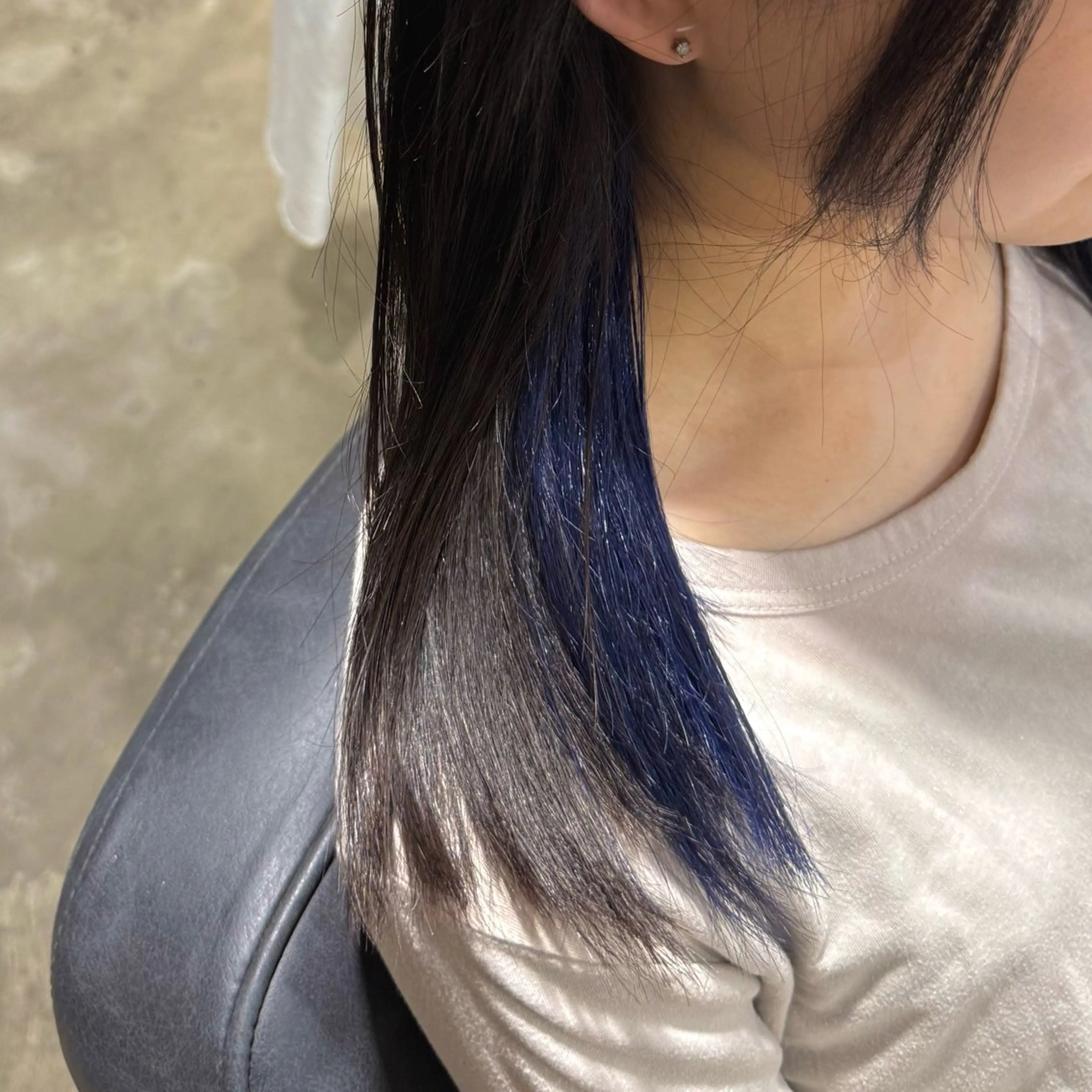 インナーカラー🍒🤍【ブリーチ➕オンカラー】の写真