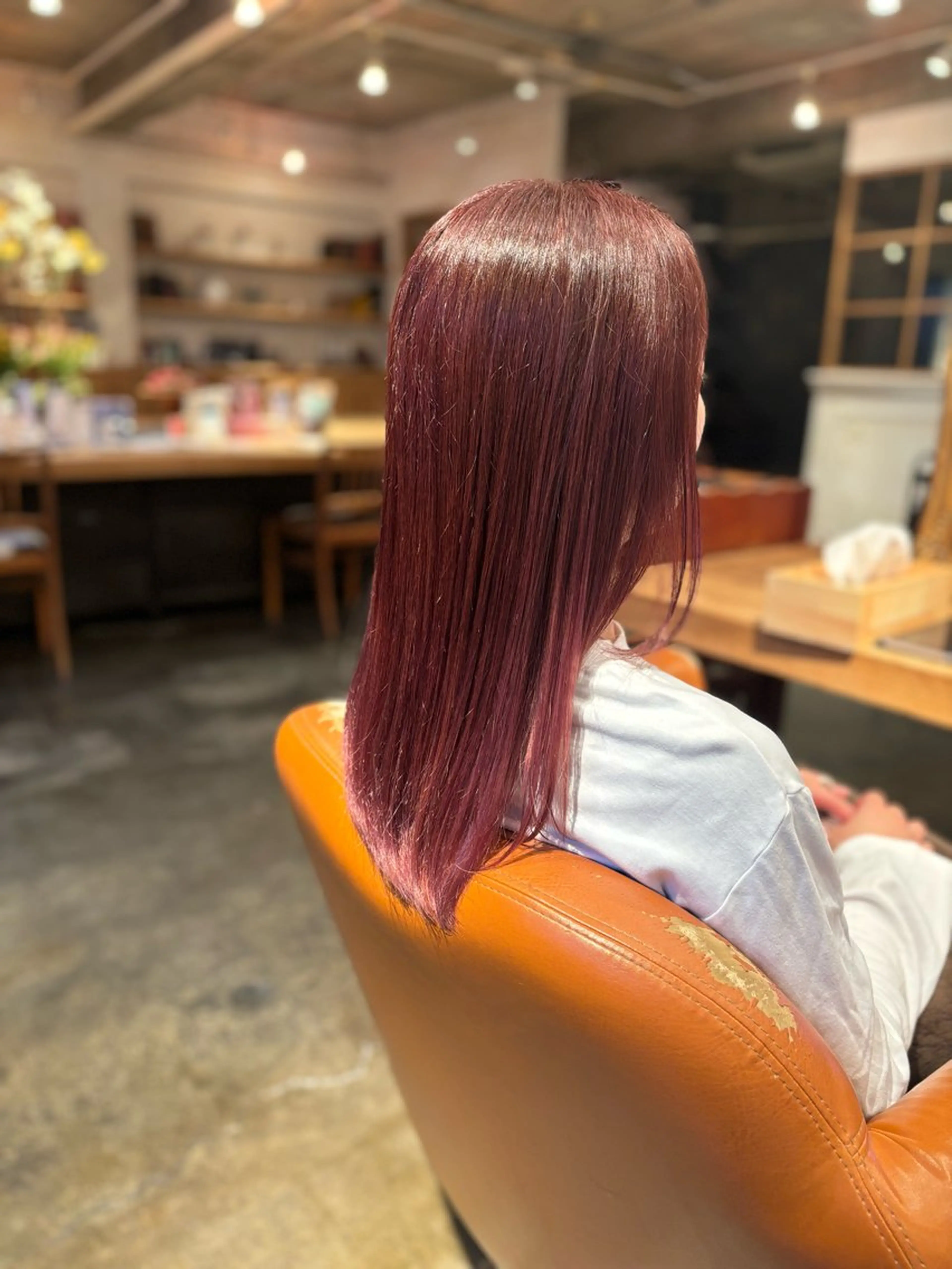 カラー 髪質改善カラー ブラウン🤎YUMEのヘアスタイル